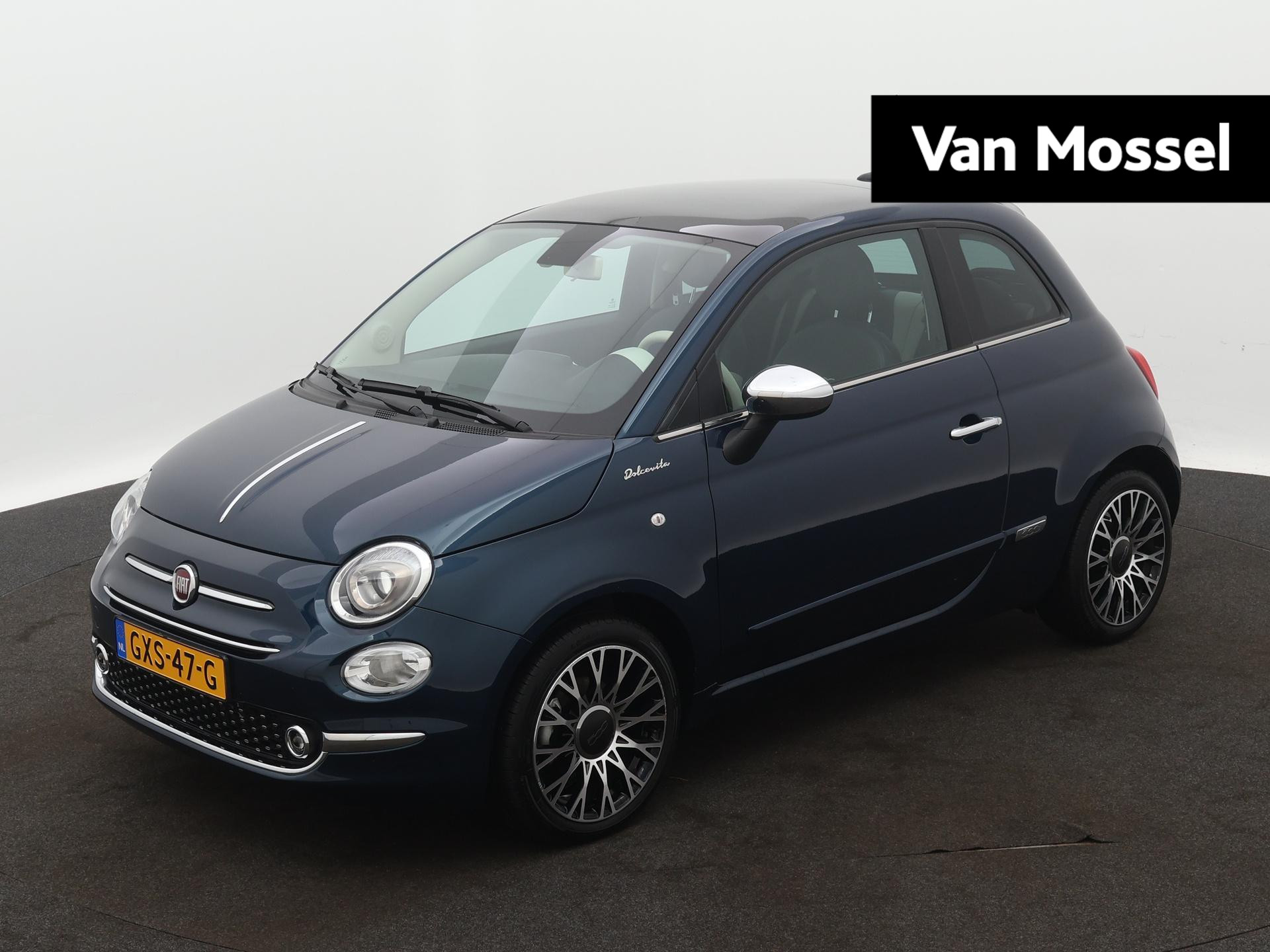 Fiat 500 1.0 Hybrid Dolcevita | Panoramadak | Apple CarPlay | Climate Control | Parkeersensoren | 16'' Velgen |