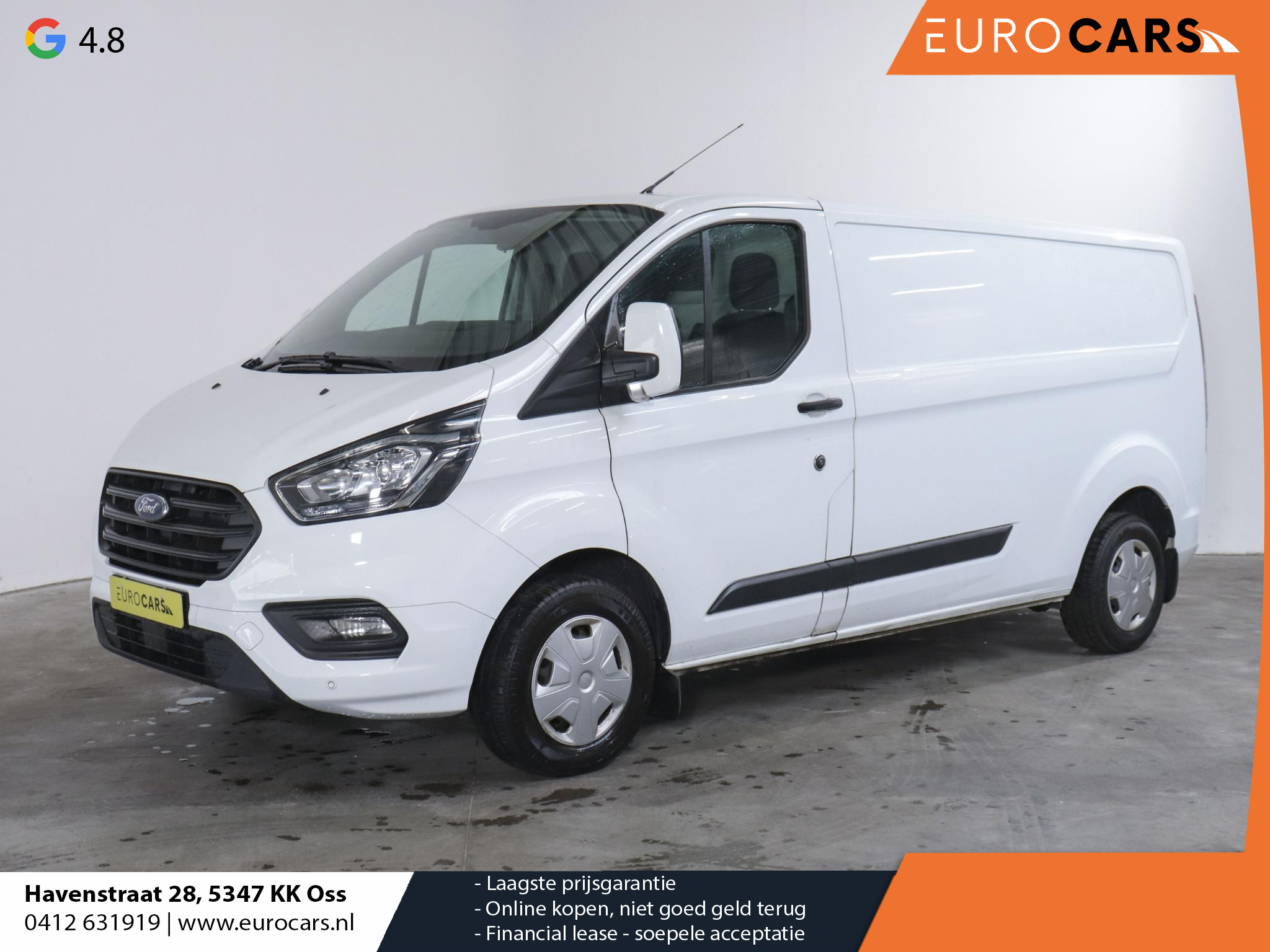 Ford Transit Custom 300 2.0 TDCI L2H1 Trend | Airco | Cruise Control | Bluetooth | LED | Parkeer sensoren | Betimmering