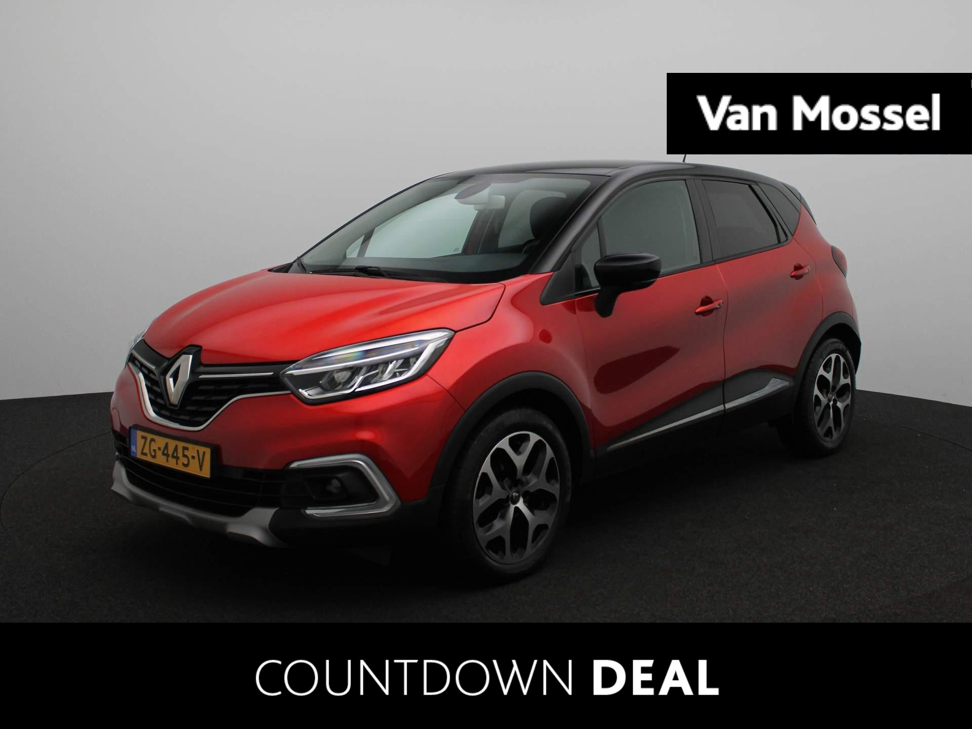 Renault Captur TCe 140 EDC Automaat Intens | Trekhaak | R-Link Navigatie met Bluetooth | Parkeersensoren v+a met achteruitrijcamera | Two-tone metaalkleur | Lichtmetalen velgen |