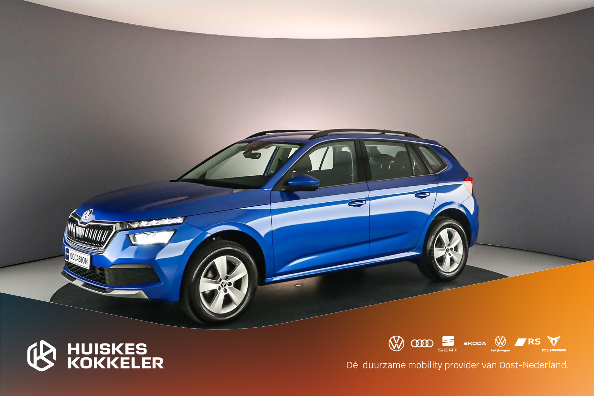 Škoda Kamiq Ambition 1.0 TSI 110pk Cruise control, Airco, DAB, Radio, Bluetooth, LED verlichting, App connect