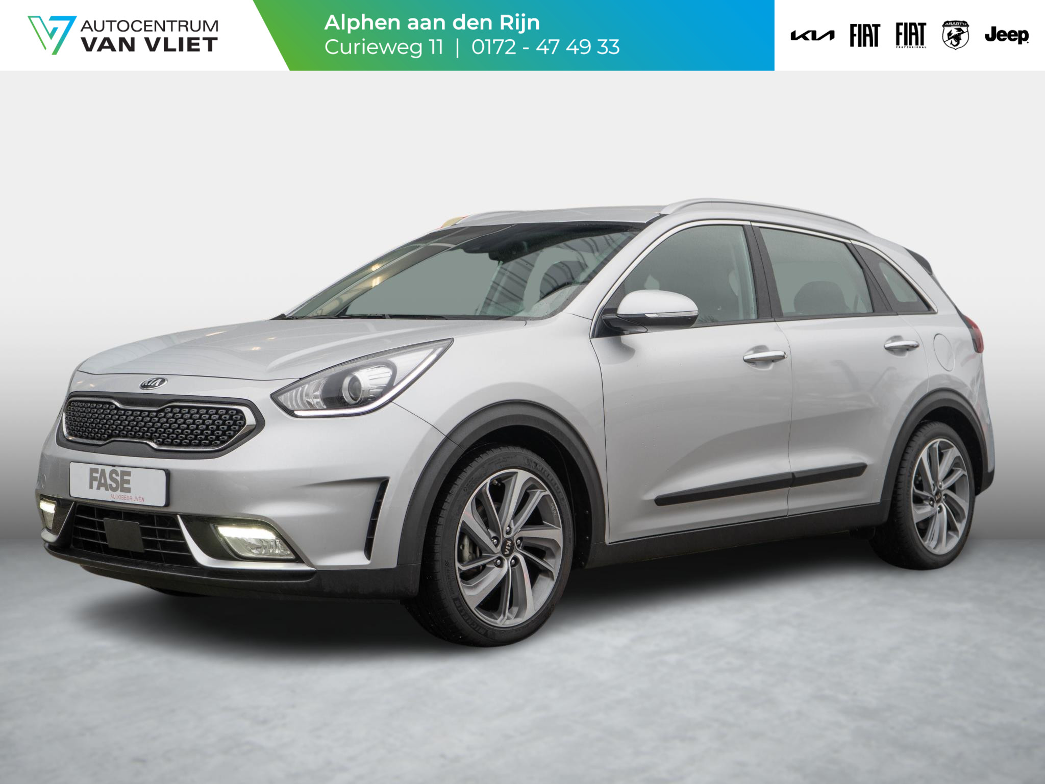 Kia Niro 1.6 GDi Hybrid DynamicLine Top Staat! | Origineel NL | dealer geleverd + onderhouden | Trekhaak | 18 inch LMV | Navi | Achteruitrijcamera | CarPlay | PDC Achter