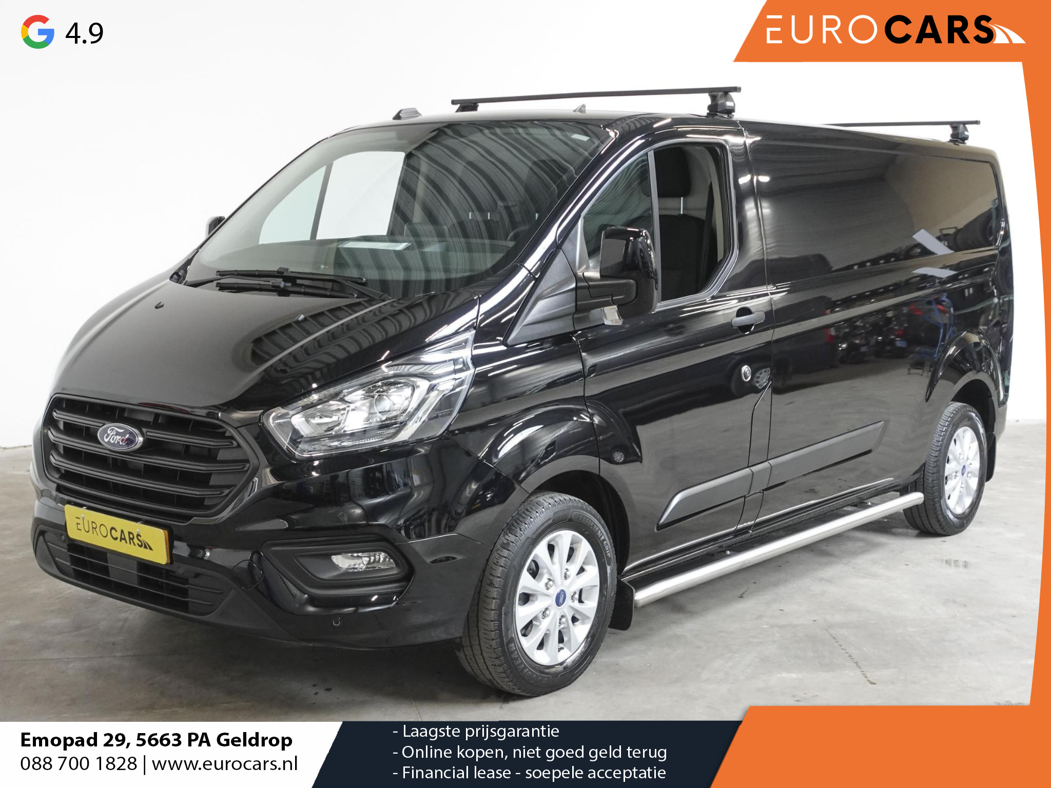 Ford Transit Custom 300 2.0 TDCI L2H1 Trend Automaat Airco Navigatie Cruisecontrol Camera Parkeersensoren