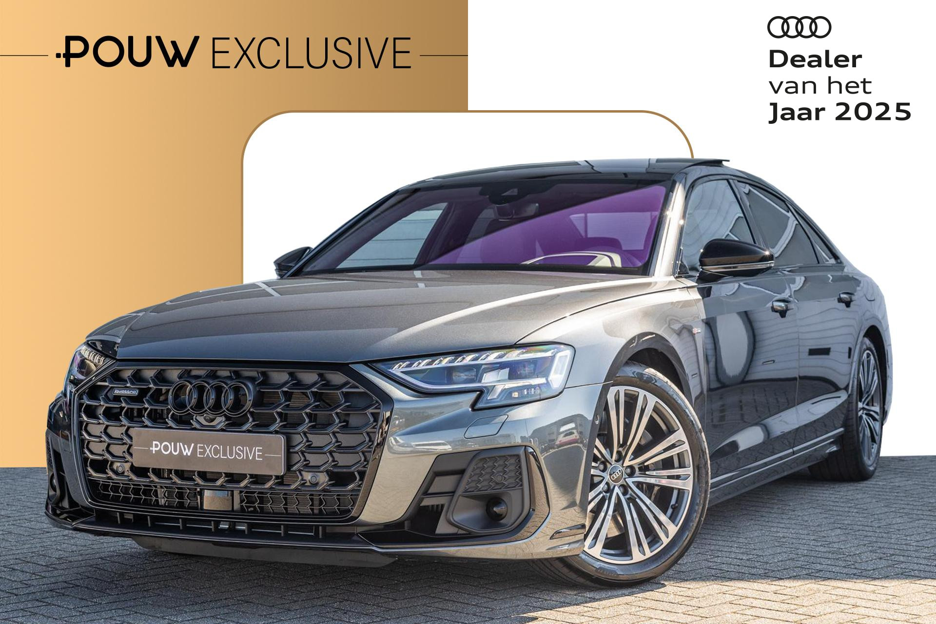 Audi A8 60 TFSIe 462pk Quattro S-Line | Panoramadak | Trekhaak | Vierwielbesturing