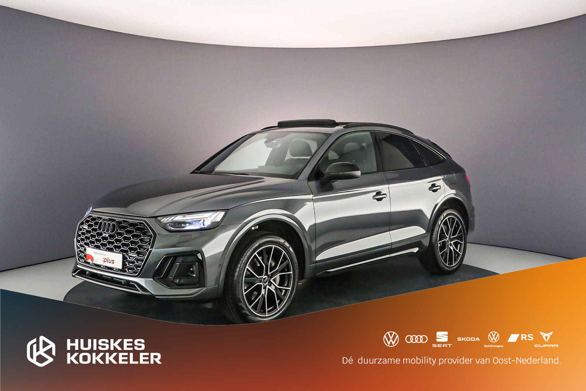 Audi Q5 Sportback 55 TFSI e S edition Competition | Pano | B&O | Tour/City | Trekhaak | Matrix | 20 inch | 360cam |