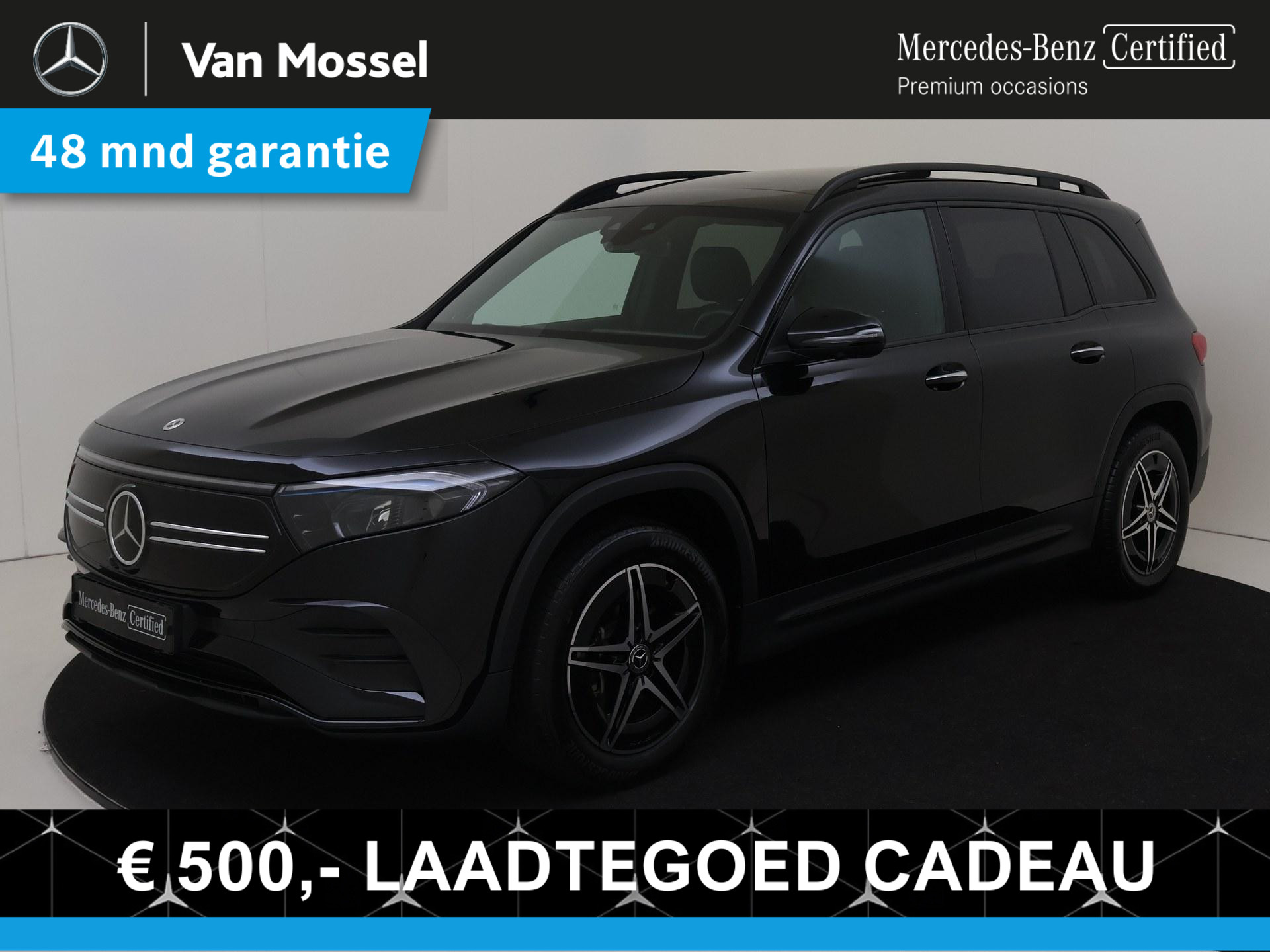 Mercedes-Benz EQB 250 AMG Line 67 kWh / Stoelverwarming / 360Graden-Camera / Panaroma-schuifdak / Night-Pakket /  Rij-Assistentie / Sfeerverlichting /