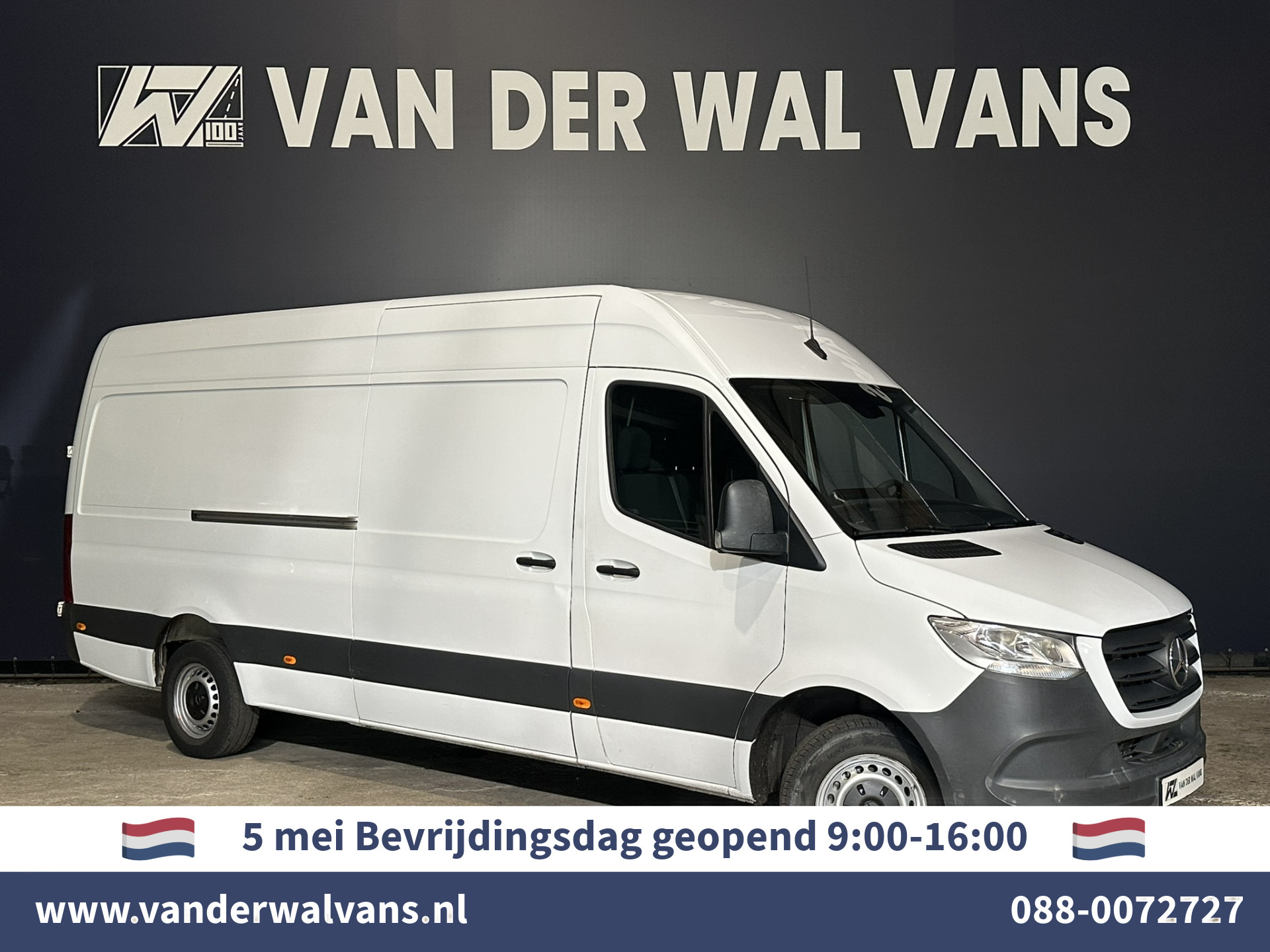 Mercedes-Benz Sprinter 317 CDI 170pk L3H2 Euro6 Airco | Camera | Apple Carplay | Cruisecontrol Android Auto, Chauffeursstoel, Stoelverwarming, Bijrijdersbank