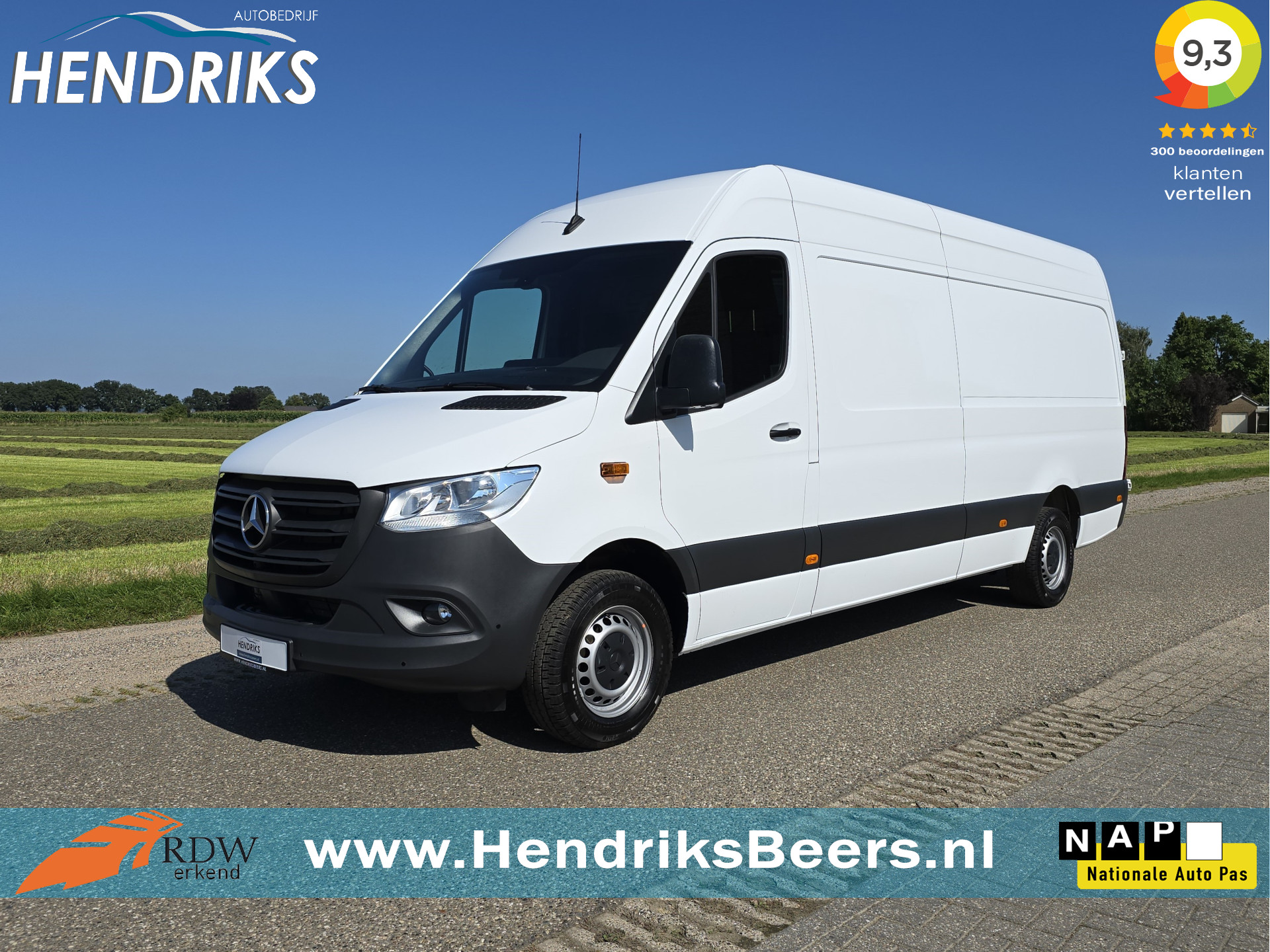 Mercedes-Benz Sprinter 315 1.9 CDI L3 H2 RWD - Euro 6 - 150 Pk - Navi - MBUX - ParkeerCamera