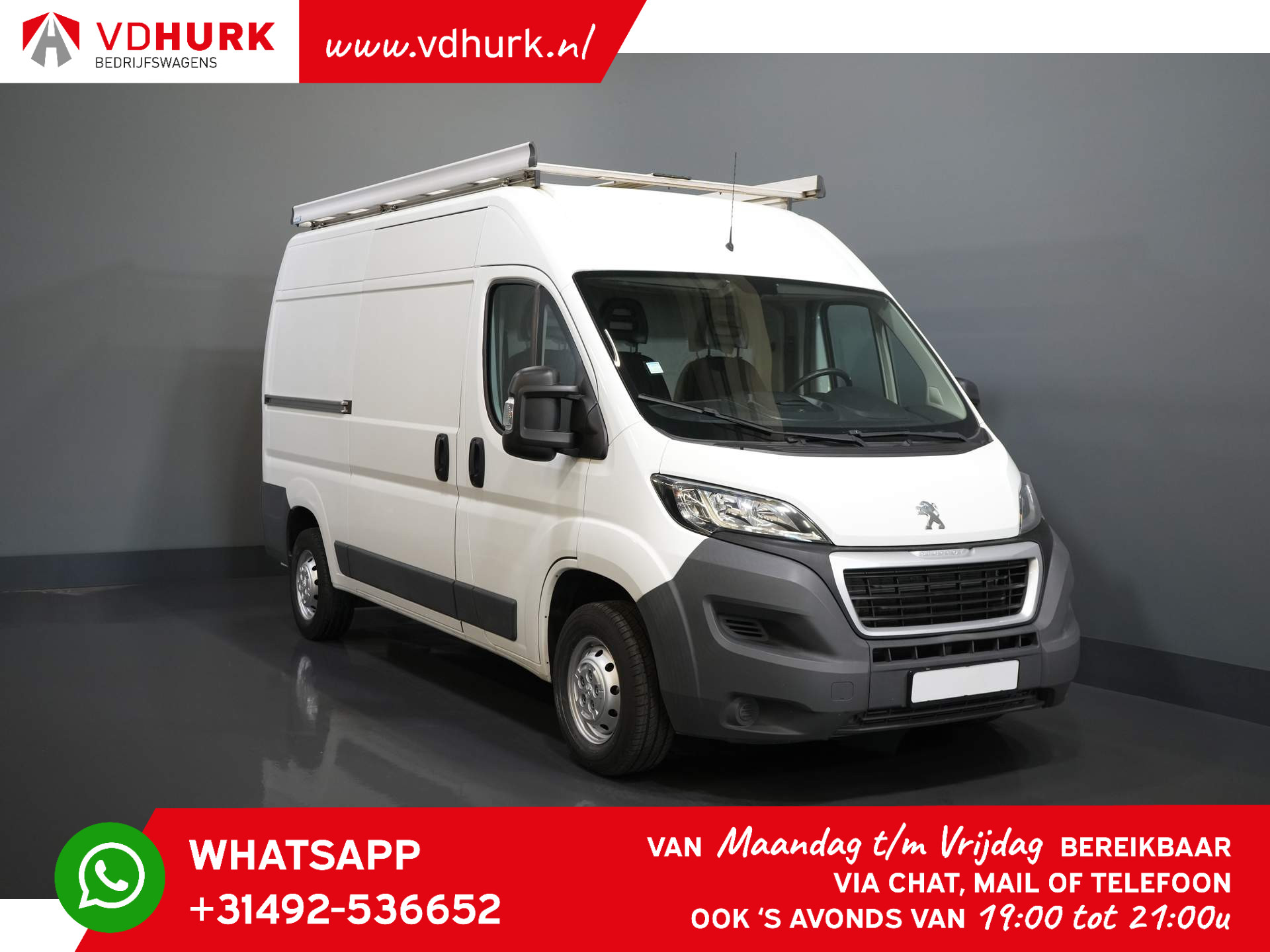 Peugeot Boxer 2.0 HDI EU6 L2H2 Imperiaal+Trap/ Inrichting/ Cruise/ Trekhaak/ Airco