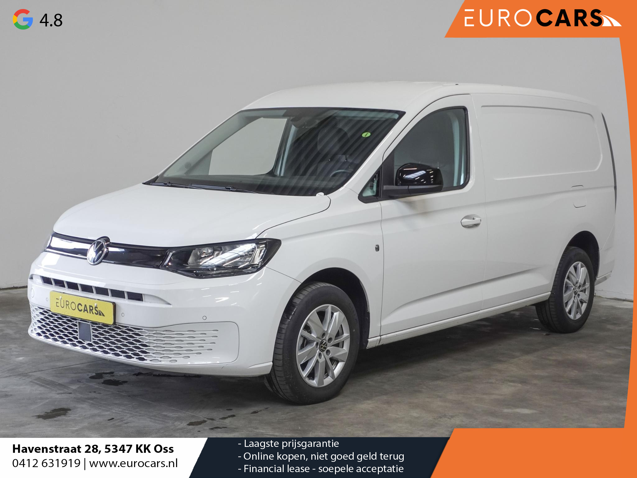 Volkswagen Caddy Cargo Maxi 2.0 TDI Style Automaat | Airco | Bluetooth | Cruise Control | App-Connect | Camera