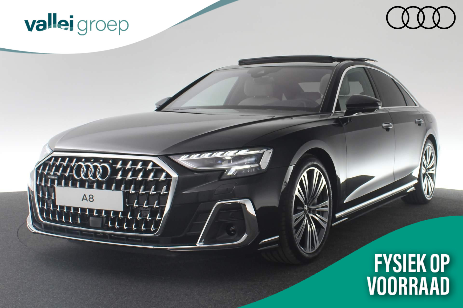 Audi A8 Limousine 60 TFSI e quattro 462PK | 28.245 euro korting | Adaptive air suspension | Panoramadak | Stoelventilatie/massage |