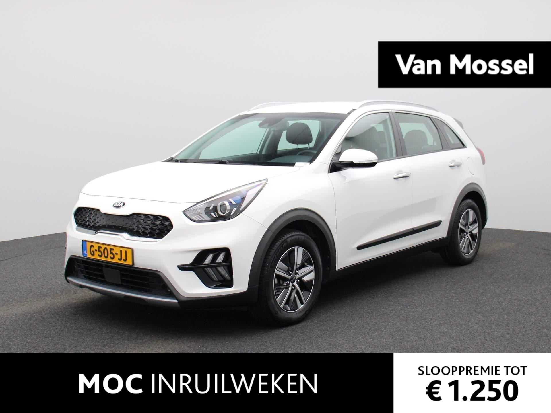 Kia Niro 1.6 GDi Hybrid DynamicLine | FACELIFT | NAVIGATIE | ACHTERUITRIJCAMERA | HALF-LEDER | CLIMATE CONTROL | ADAPTIVE CRUISE CONTROL | PARKEERSENSOREN | LANE ASSIST |