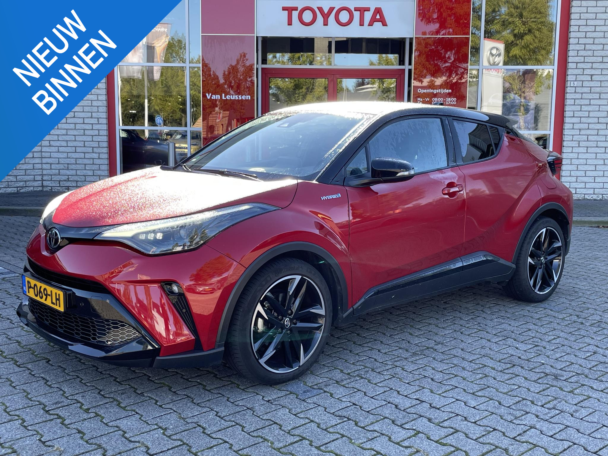 Toyota C-HR 2.0 HYBRID GR-SPORT BLIND-SPOT PARK-SENSOREN STOELVERW EL-STOEL LEDER/ALCANTARA APPLE/ANDROID NAVI CLIMA AD-CRUISE