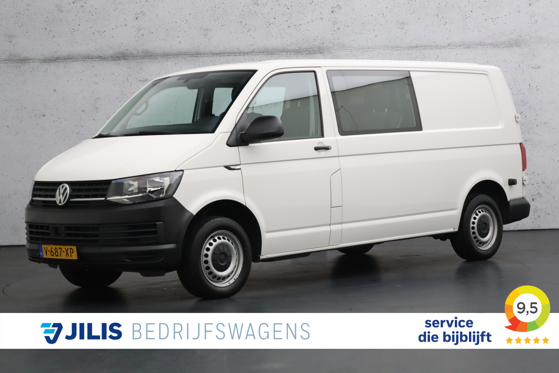 Volkswagen Transporter 2.0 TDI 150PK L2 Dubbel Cabine | Adaptieve cruise control | Parkeersensoren | Apple carplay