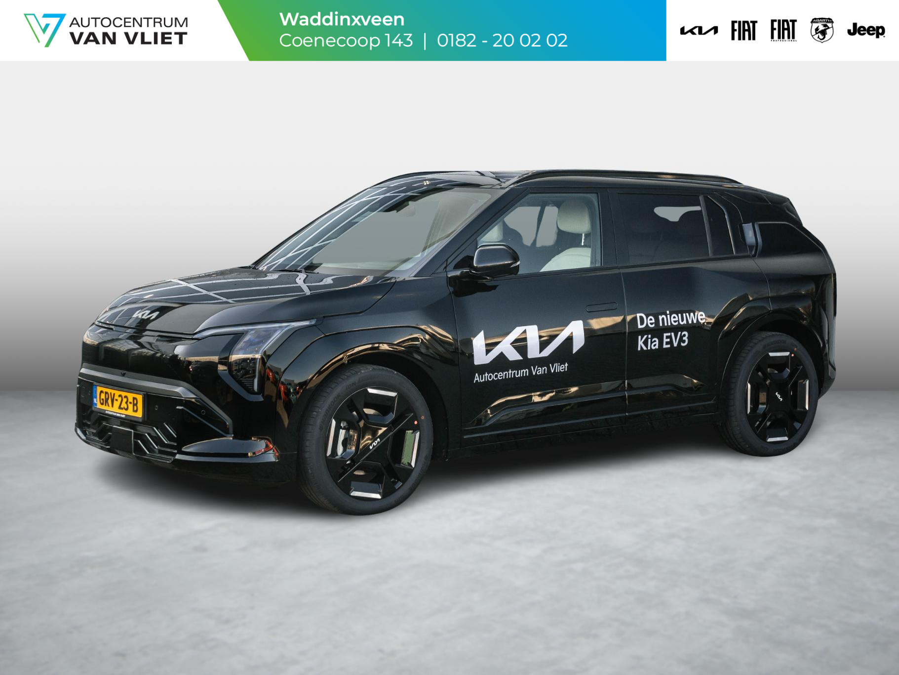 Kia EV3 GT-PlusLine 81.4 kWh Beschikbaar in overleg l Stoel en stuurverwarming  l Schuif kantel dak l