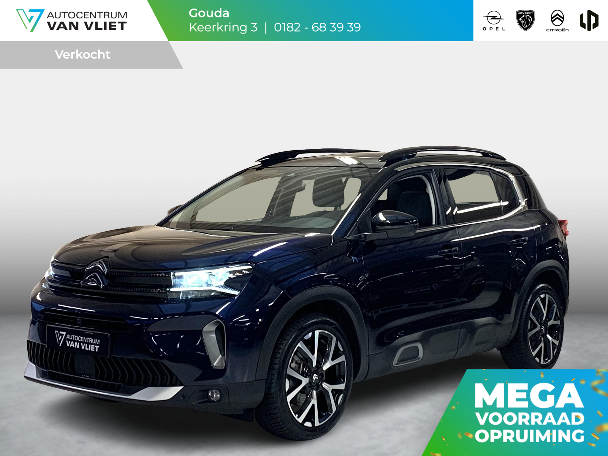 Citroën C5 Aircross 1.6 Plug-in Hybrid Business Plus Automaat | Panoramadak | Elektrisch verstelbare stoel | Navigatie | Achteruitrijcamera