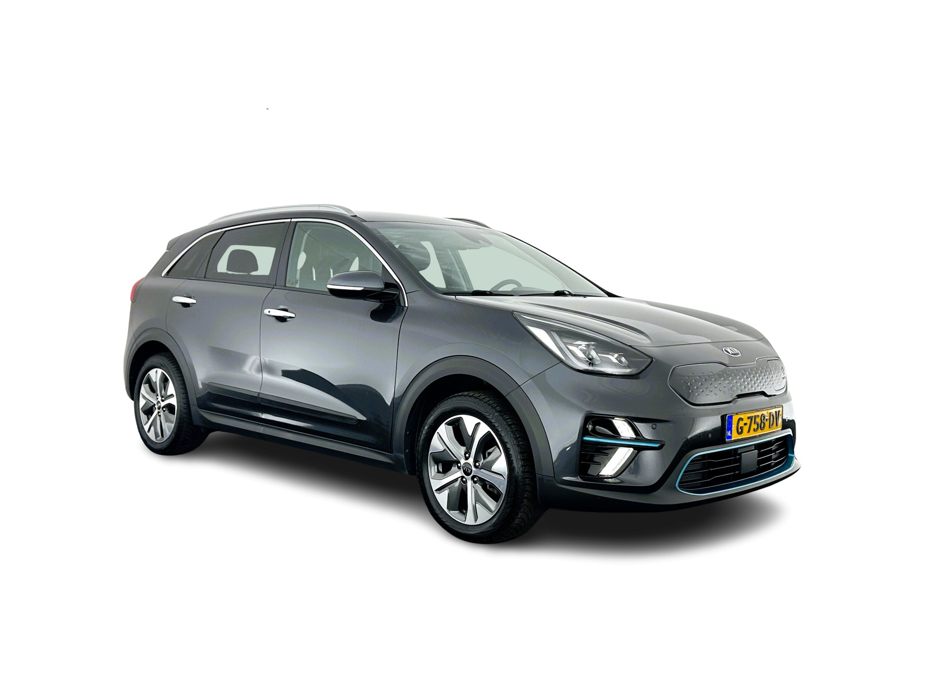 Kia e-Niro ExecutiveLine 64 kWh (INCL-BTW) Aut. *VOLLEDER | JBL-AUDIO | FULL-LED | NAVI-FULLMAP | DAB | ADAPT.CRUISE | CAMERA | MEMORY-PACK | LANE-ASSIST | KEYLESS | DIGI-COCKPIT | SHIFT-PADDLES | COMFORT-SEATS | 17"ALU*