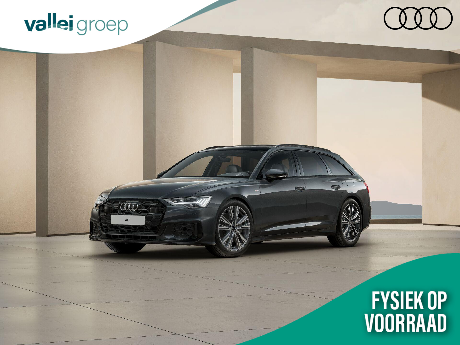 Audi A6 Avant S edition Competition 50 TFSI e 299 pk | Assistentiepakket tour | Glazen panoramadak | Velgen 5-v-spaak 8,5jx20 |