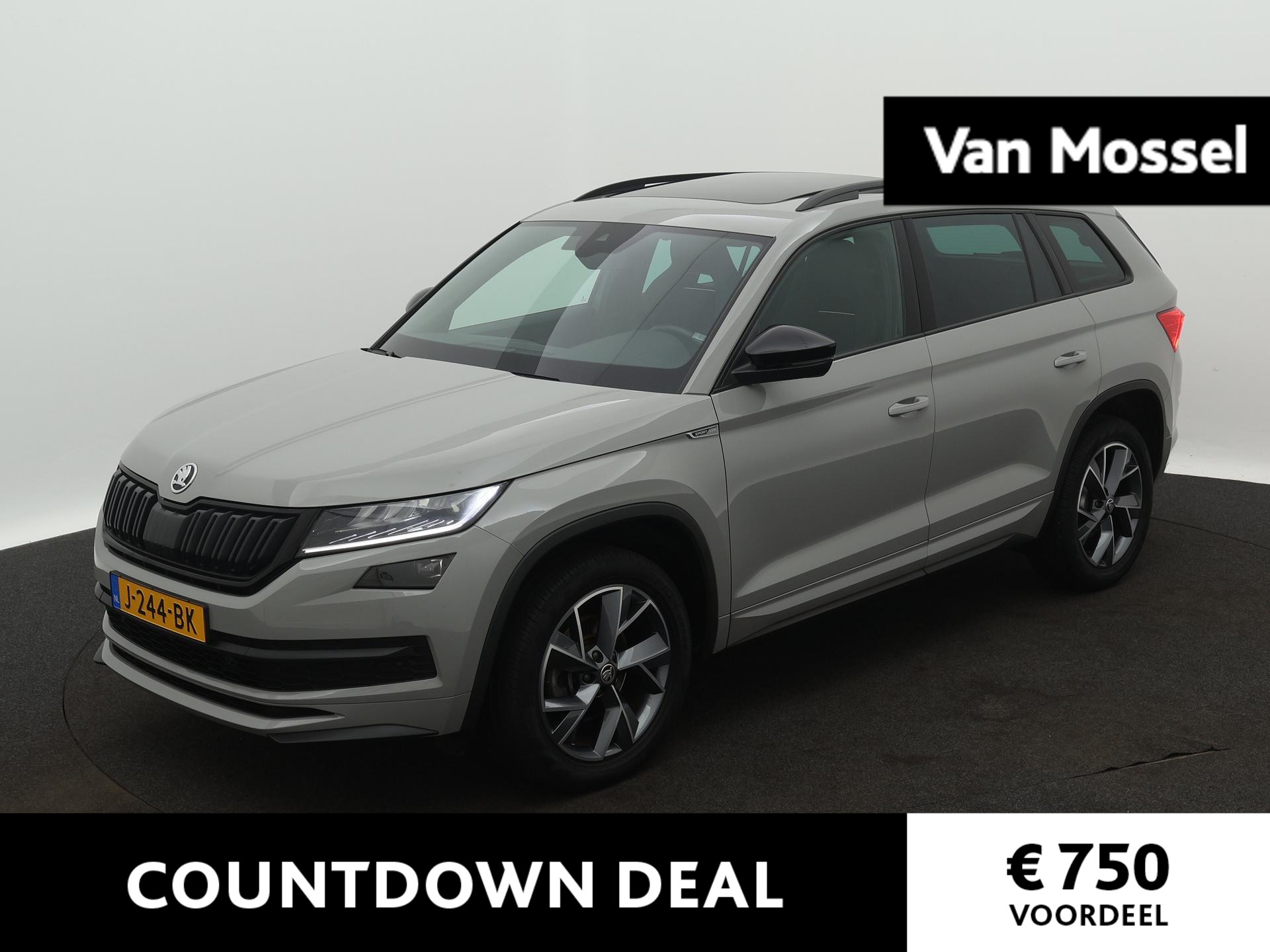 Škoda Kodiaq 1.5 TSI Sportline Business 7p. | TREKHAAK | PANORAMADAK | DIGITAAL DASHBOARD | STOELVERWARMING | CAMERA | ELEK.STOEL | ELEK.LAADKLEP |