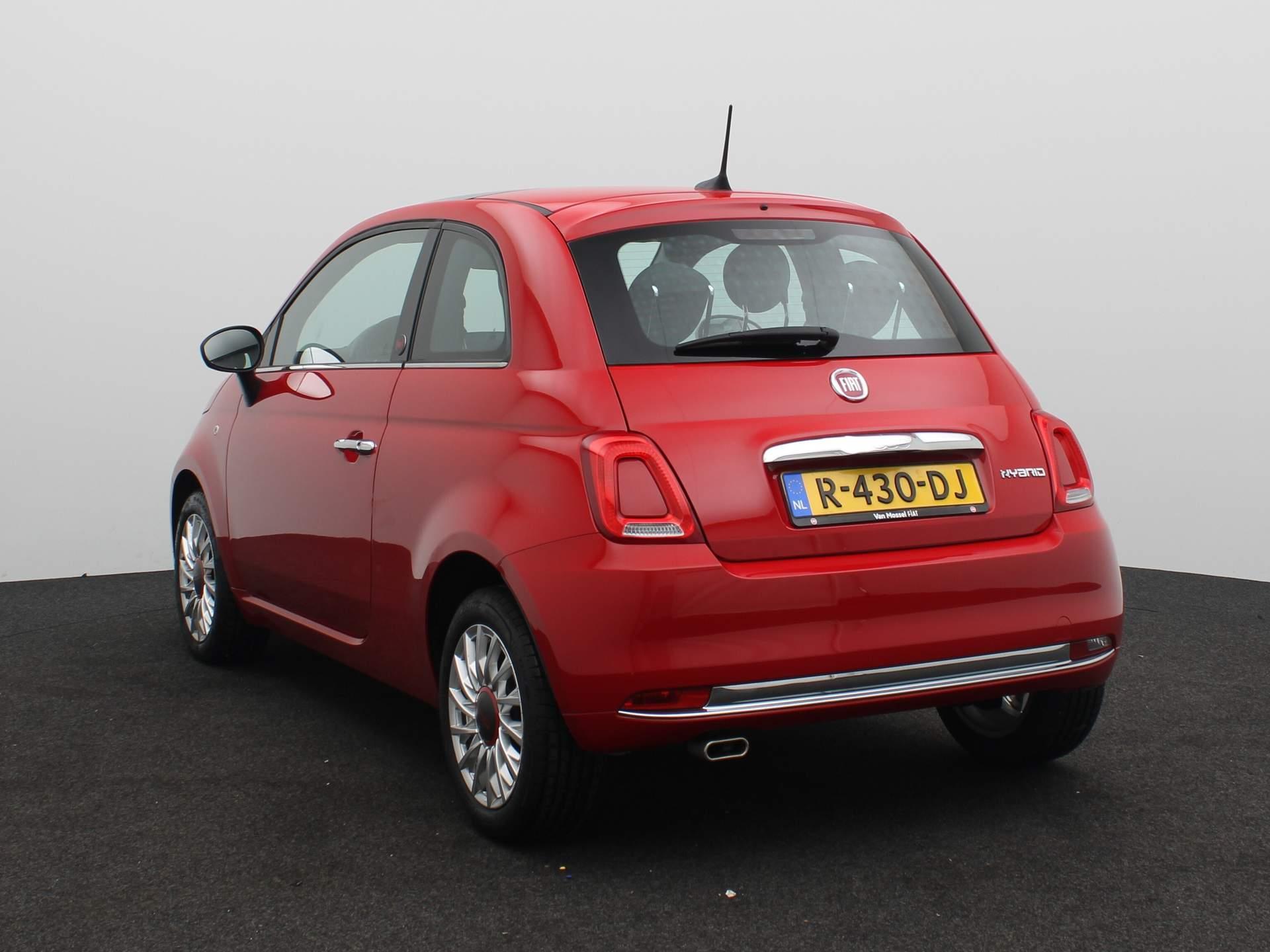 Fiat 500 1.0 Hybrid Red 15"Lichtmetalen Velgen | Carplay | Airconditioning | Nu €3400,- van Mossel Voordeel