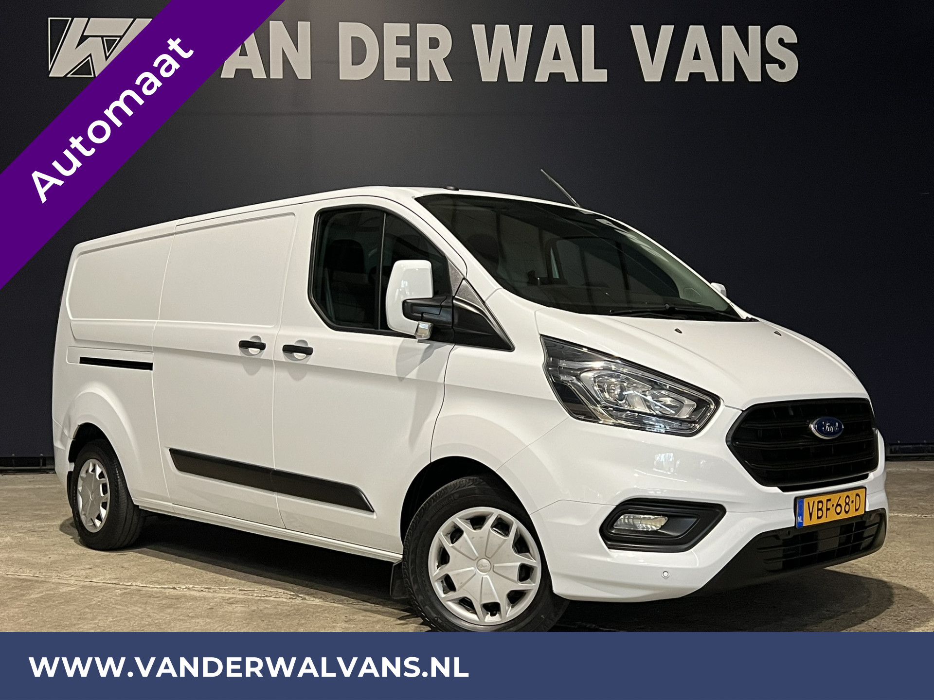 Ford Transit Custom 2.0 TDCI 170pk Automaat L2H1 inrichting Euro6 Airco | 2x zijdeur | Navigatie LED, Cruisecontrol, Parkeersensoren, Stoelverwarming, Verwarmde voorruit, Bijrijdersbank