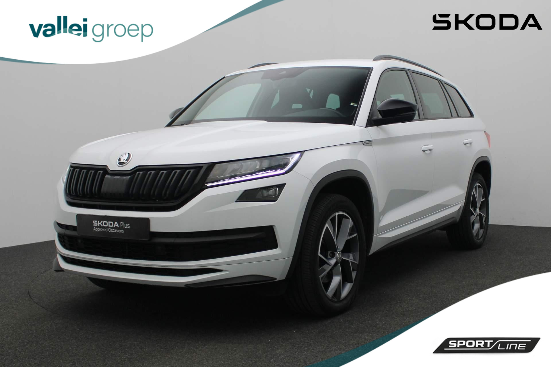 Škoda Kodiaq 1.5 TSI 150PK DSG Sportline Business | Trekhaak | Navi | Keyless | 19 inch | ACC | Camera | Full LED | Virtual Cockpit | CANTON sound