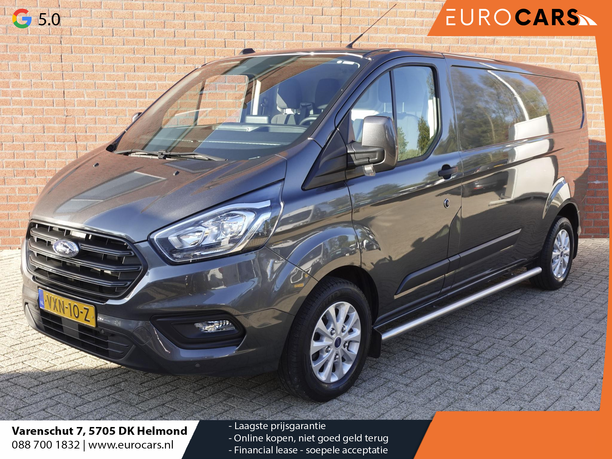 Ford Transit Custom 300 2.0 TDCI L2H1 Trend Automaat Airco Navigatie Cruisecontrol Camera Parkeersensoren