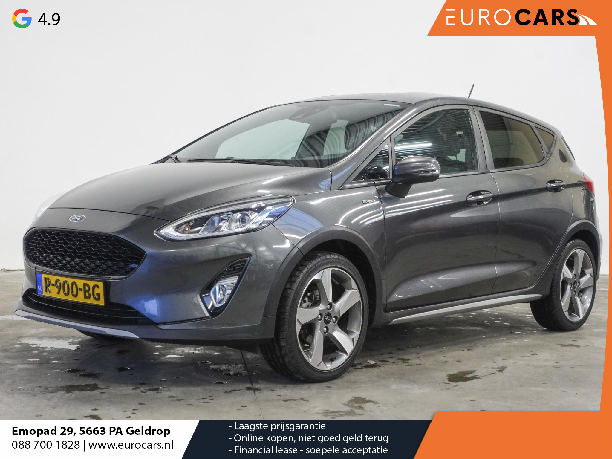 Ford Fiesta 1.0 EcoBoost 100pk Active | Navigatie | Airco | Parkeer sensoren | Extra getint glas | Stoel verwarming