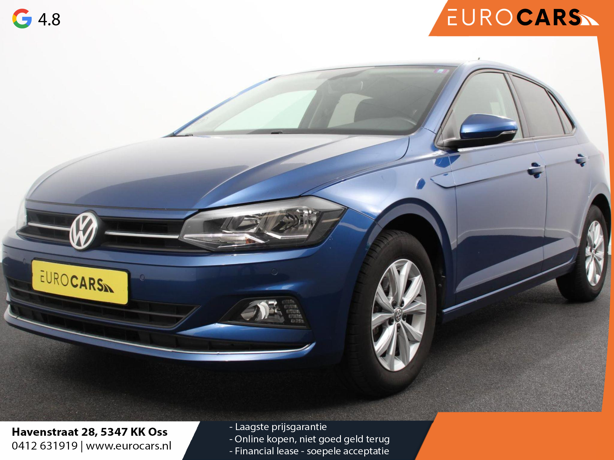 Volkswagen Polo 1.0 TSI 116pk Highline DSG | Navigatie | Climate Control | Cruise Control | DAB | Bluetooth | Lichtmetalen velgen | Parkeer sensoren