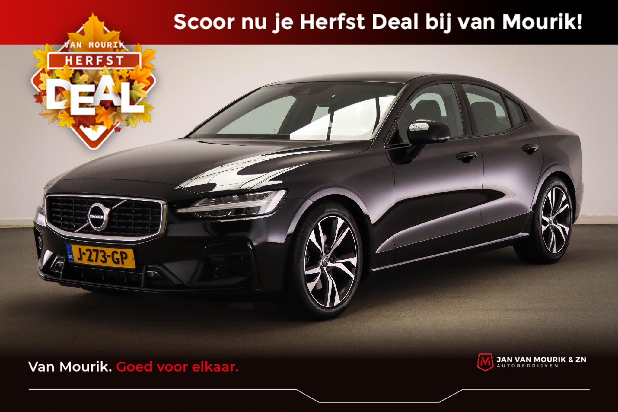 Volvo S60 2.0 T4 R-Design | STANDKACHEL | LED | HALF LEDER | CLIMA | CRUISE | NAVI | PDC | TREKHAAK | 18" | DEALER ONDERHOUDEN