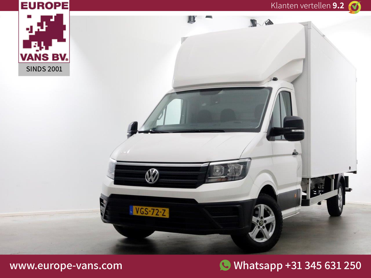 Volkswagen Crafter 35 2.0 TDI Bakwagen met achterdeuren en zijdeur 10-2020