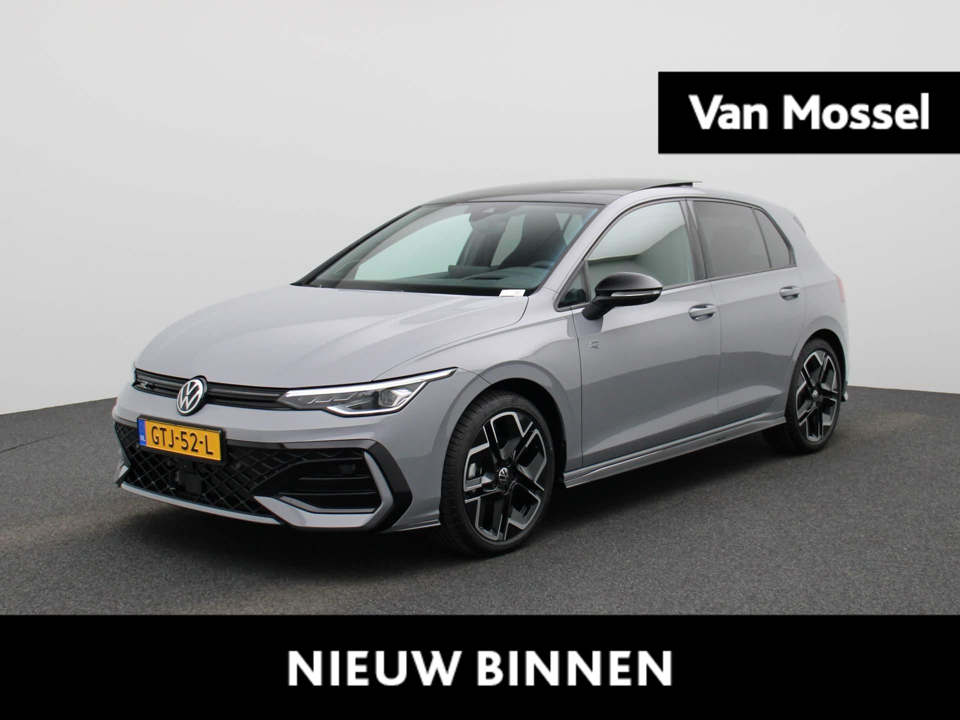 Volkswagen Golf 1.5 eTSI R-Line Edition 150 PK DSG | Apple Carplay | Comfort pakket | Black style pakket | Multimedia pakket plus | Assistance pakket plus | Panorama-schuif-/kanteldak | Travel assist | Harman Kardon | Trekhaak | Stuurverwarming }