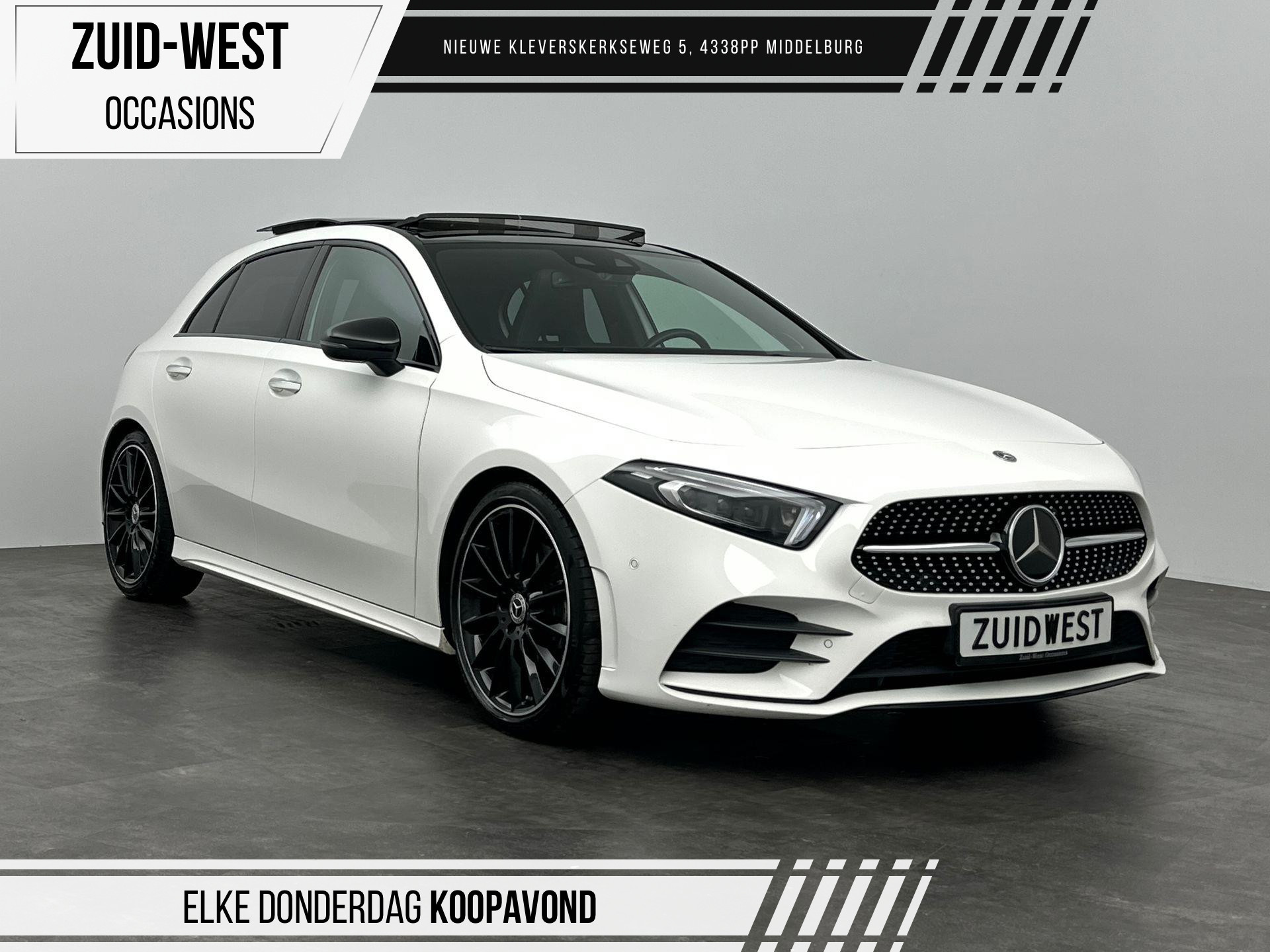 Mercedes-Benz A-Klasse 220 4MATIC AMG Pano ACC Sfeer Memory