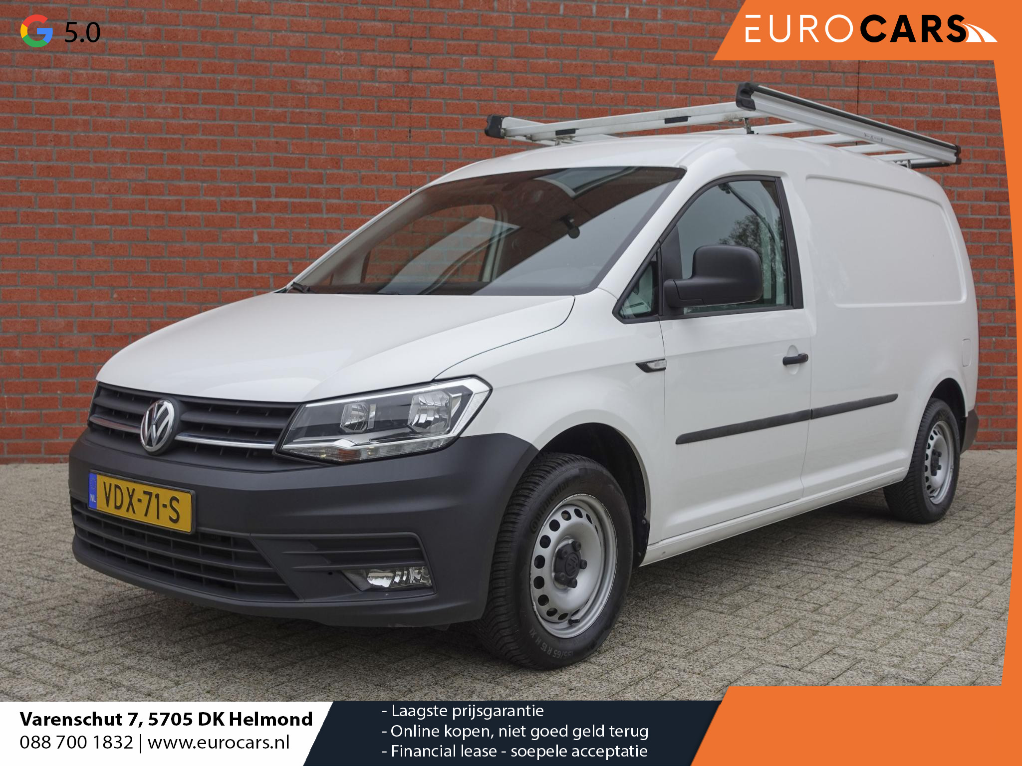 Volkswagen Caddy 2.0 TDI L2H1 Maxi Comfortline Trekhaak Navigatie Cruise control Airco Imperiaal