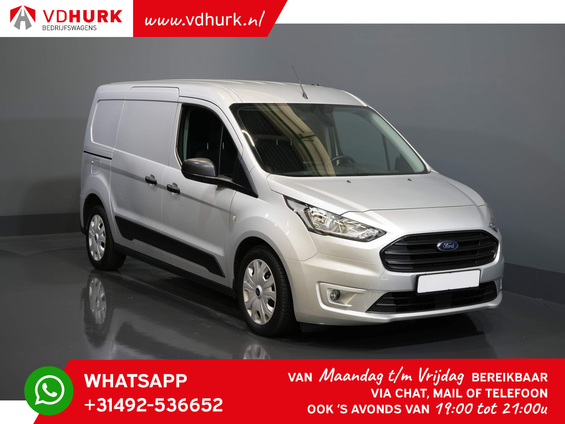 Ford Transit Connect L2 1.5 TDCI 100 pk Aut. 2x Schuifdeur/ Stoelverw./ CarPlay/ Camera/ Navi/ PDC