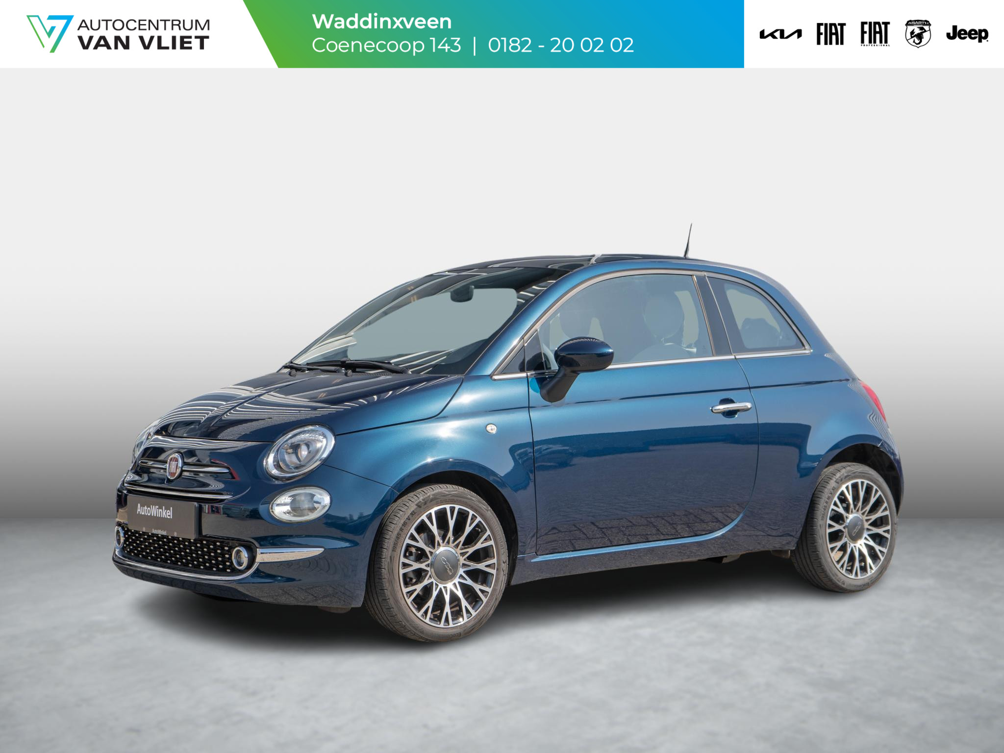 Fiat 500 Hybrid Star | Navi | Airco | Panorama dak | 16" | PDC | Apple Carplay