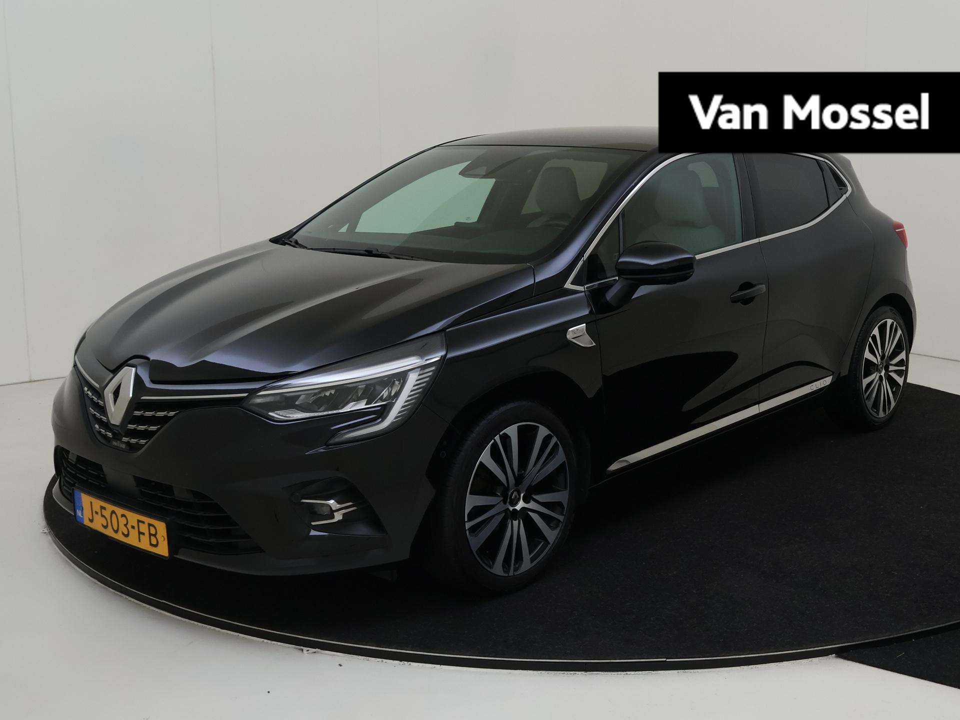 Renault Clio 1.0 TCe 100 PK Initiale Paris Navigatie Groot Scherm / 360 Camera / Android Auto/ Apple Carplay / Wit Leder interieur