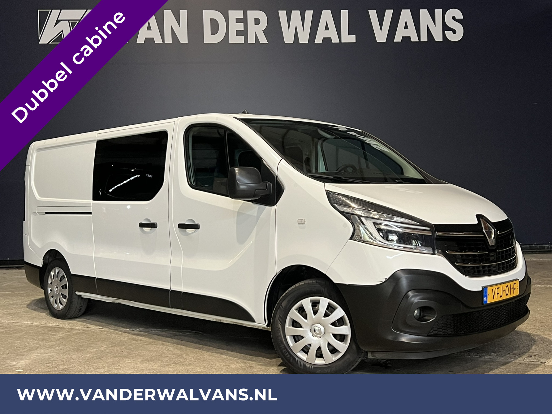 Renault Trafic 2.0 dCi 120pk Dubbele Cabine L2H1 inrichting Omvormer Euro6 Airco | Navigatie | Camera 5-Zits, cruisecontrol, parkeersensoren, trekhaak