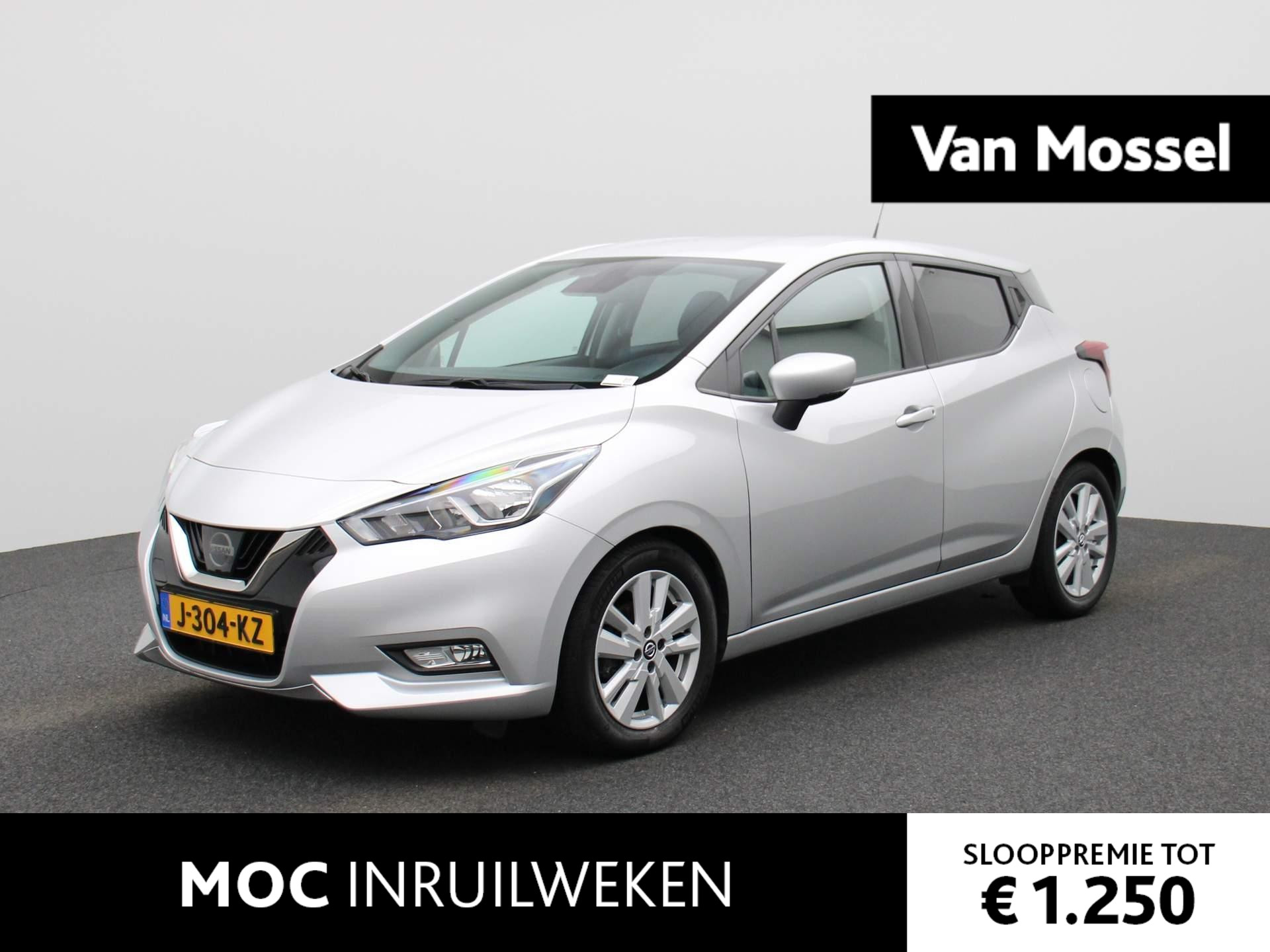 Nissan Micra 1.0 IG-T N-Connecta | NAVIGATIE | ACHTERUITRIJCAMERA | APPLE CARPLAY | AIRCO | PARKEERSENSOREN | 16"LICHTMETALEN VELGEN |