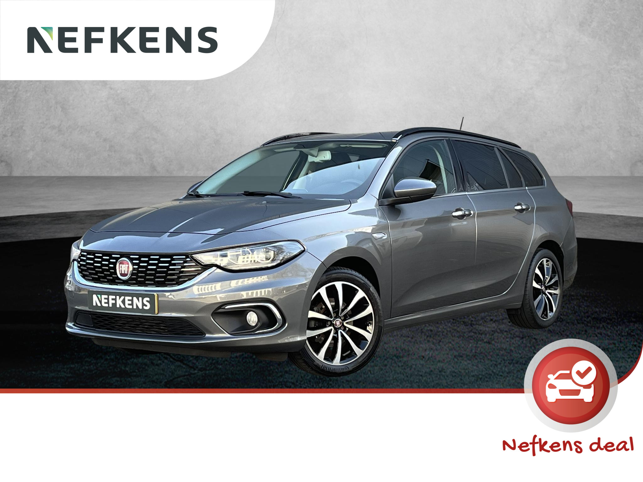 Fiat Tipo Stationwagon 1.4 Turbo 120pk Business Lusso | LEER | Achteruitrijcamera | Verwarmbare voorstoelen