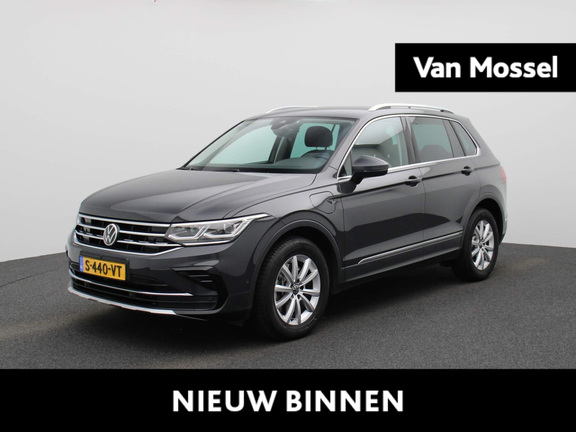 Volkswagen Tiguan 1.4 TSI eHybrid Elegance 245 PK DSG | Apple Carplay | Stoelverwarming | 360 Graden Camera | Trekhaak | Achterklep Elektrisch | Digital Cockpit Pro | Climate Control | Navigatie | Parkeersensoren |