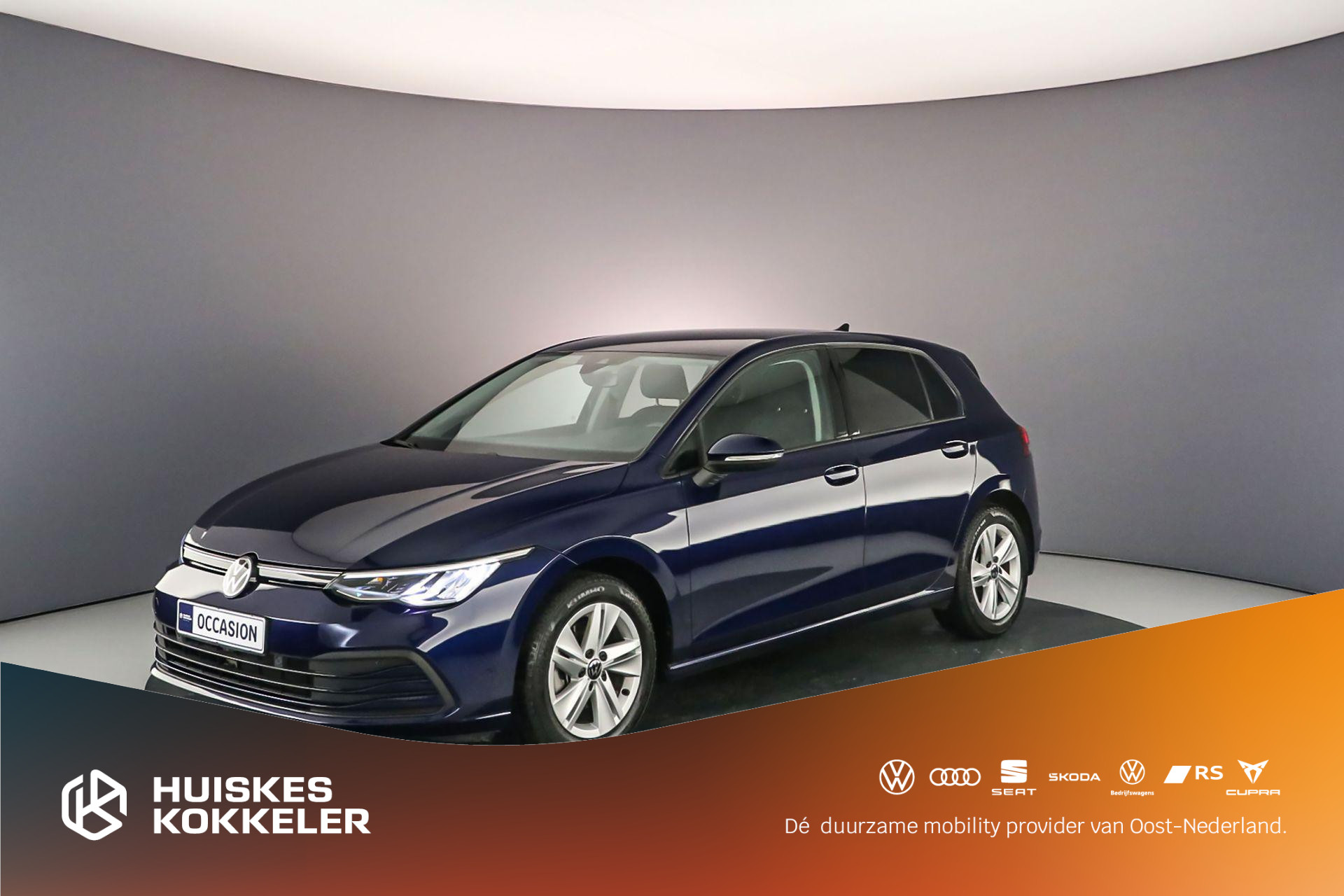 Volkswagen Golf Life 1.0 eTSI 110pk DSG Automaat Achteruitrijcamera, Adaptive cruise control, Stoelverwarming, Parkeersensoren, Airco, DAB, App connect, Stuurwiel verwarmd, LED koplampen