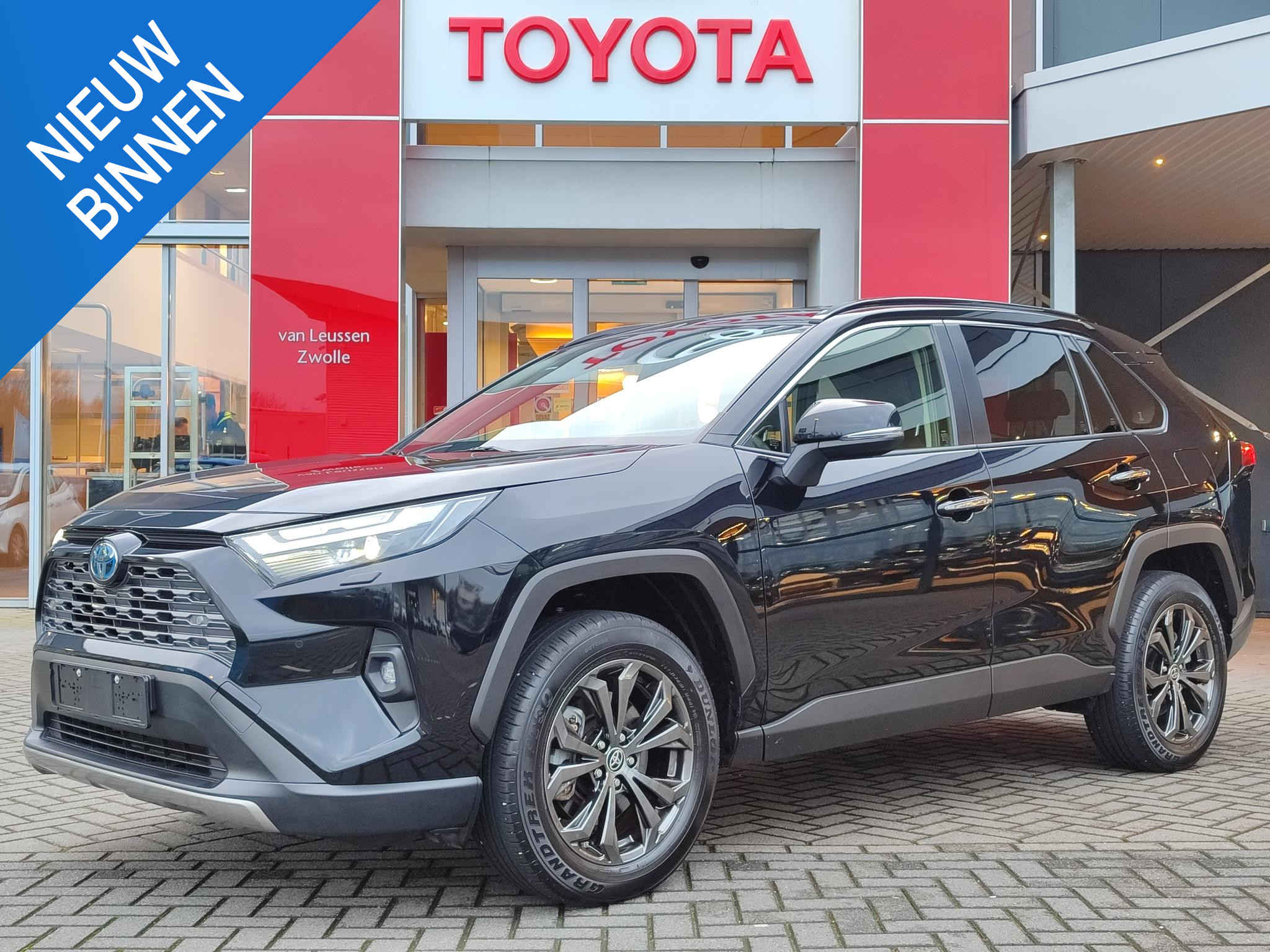 Toyota RAV4 2.5 Hybrid AWD Executive TREKHAAK 1650KG TREKGEW LEER NAVI STOEL/STUURVERW PARK-SENSOREN APPLE/ANDROID KEYLESS EL-ACHTERKLEP