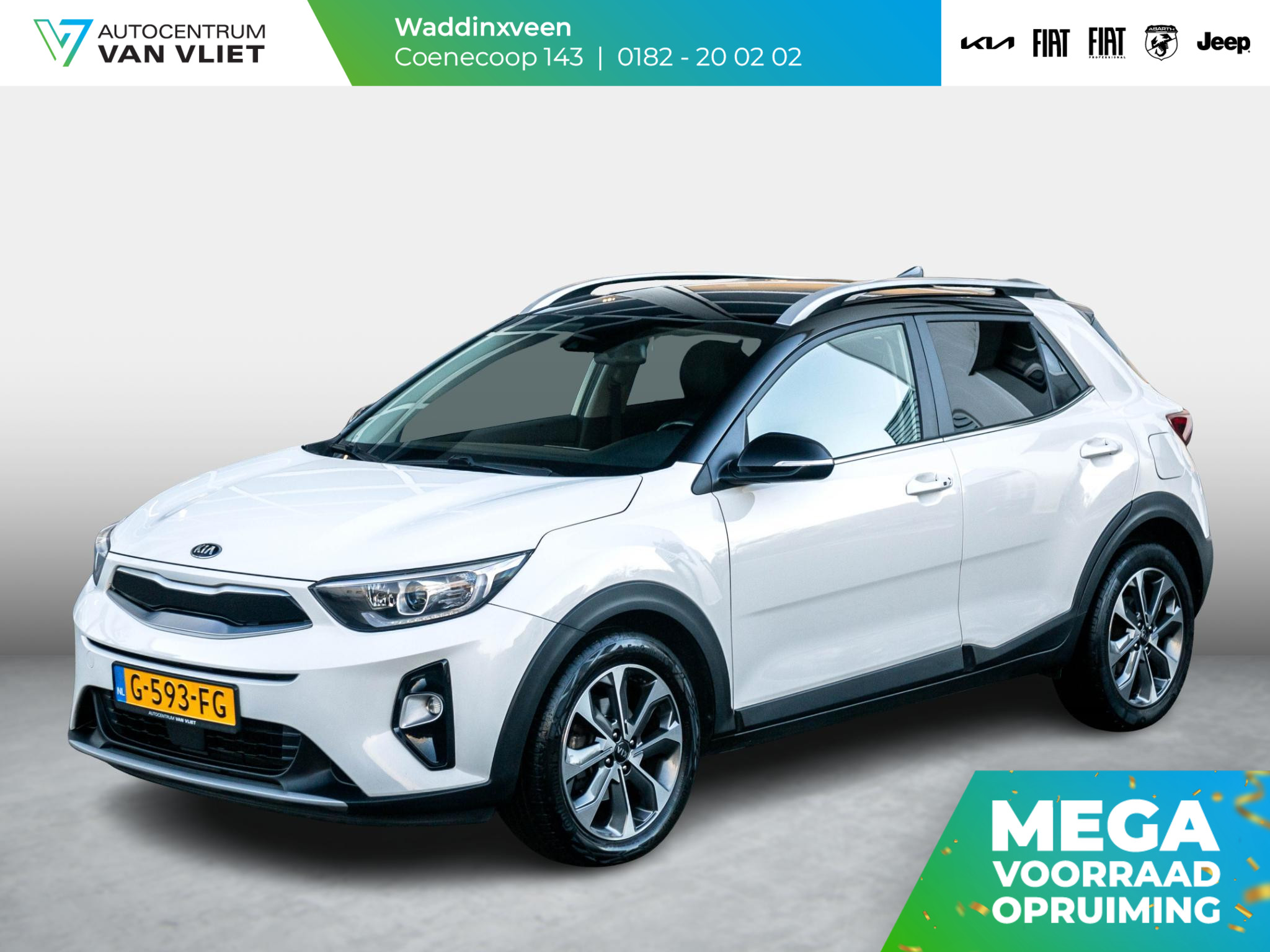 Kia Stonic 1.0 T-GDi ExecutiveLine l Leer l Stoel en Stuur verwarming l Navigatie .