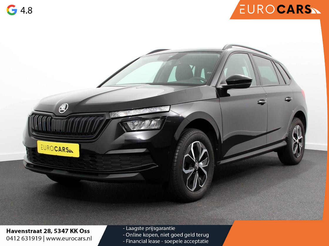 Škoda Kamiq 1.0 TSI 110pk DSG Blackline | Navigatie | Apple Carplay/Android Auto | Climate Control | Led | Verwarmde voorstoelen | Adaptive Cruise Control | Extra Getint glas