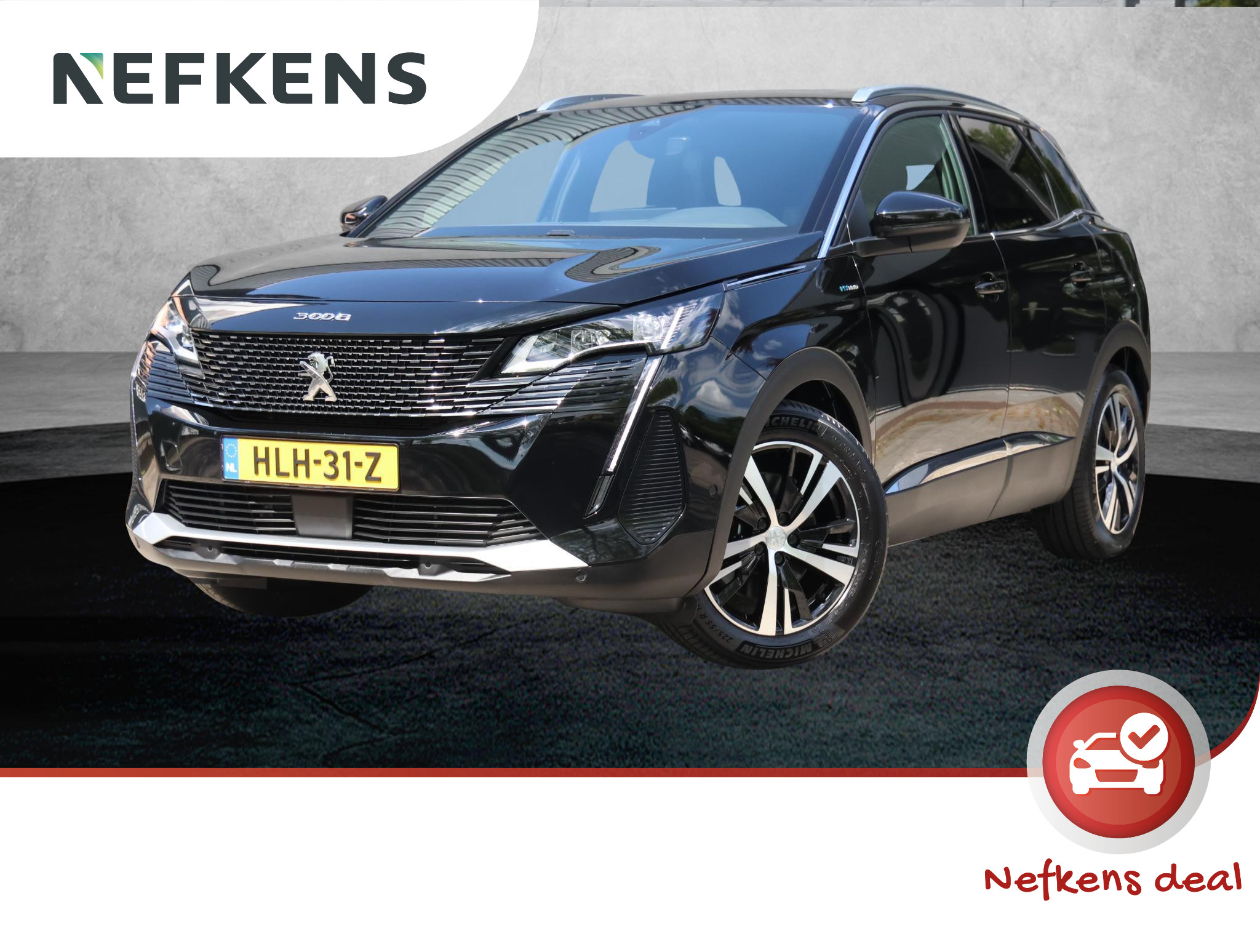 Peugeot 3008 1.6 HYbrid 180PK GT | Navigatie | Adaptief Cruise Control | Schuifkanteldak | Keyless Start/Entry | Full Led | 360' Camera | AppleCarPlay/AndroidAuto | Virt.Cockpit |