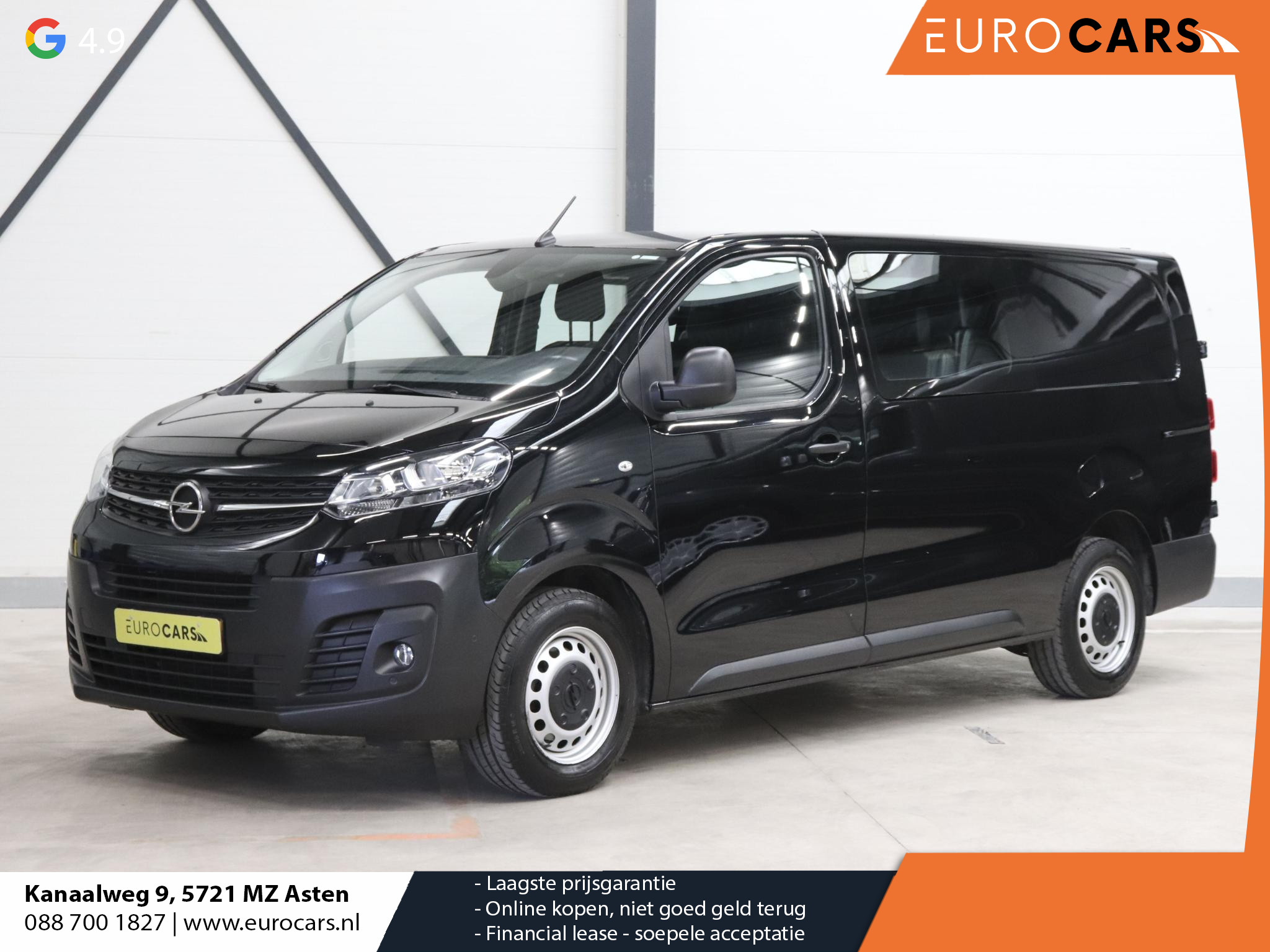 Opel Vivaro 1.5 CDTI L3H1 Edition Dubbele Cabine Airco Navigatie Bluetooth Parkeersensoren 3-Zits Camera