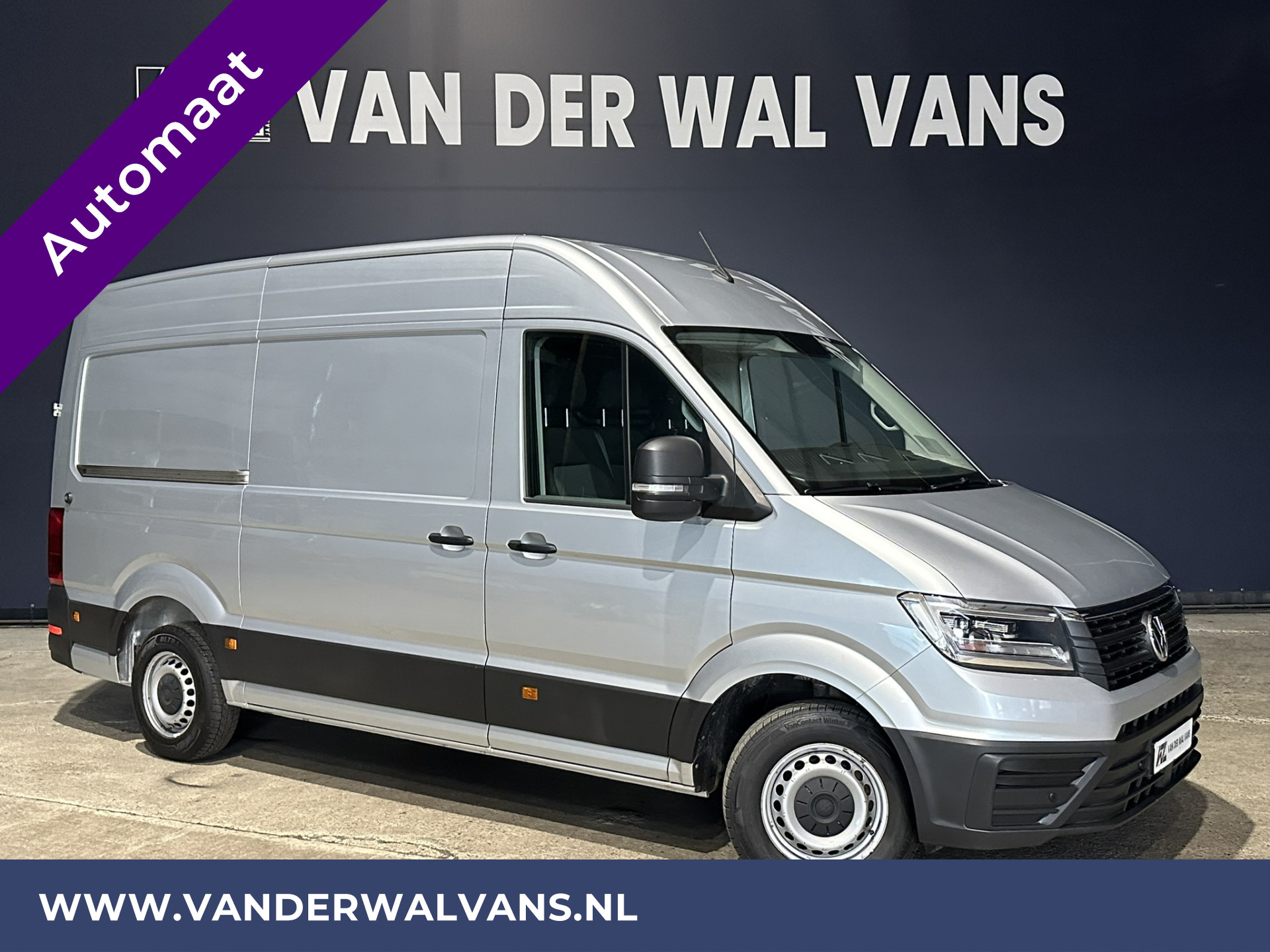 Volkswagen Crafter 2.0 TDI 177pk Automaat L3H3 L2H2 Euro6 Airco | Camera | Apple Carplay | Trekhaak Android Auto, Cruisecontrol, Chauffeursstoel, LED, Parkeersensoren, Bijrijdersbank