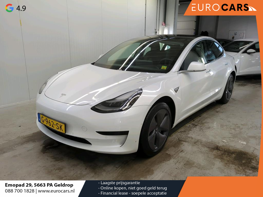 Tesla Model 3 Standard RWD Plus 60 kWh Navigatie Panoramadak Autopilot Camera Parkeersensoren Stoelverwarming