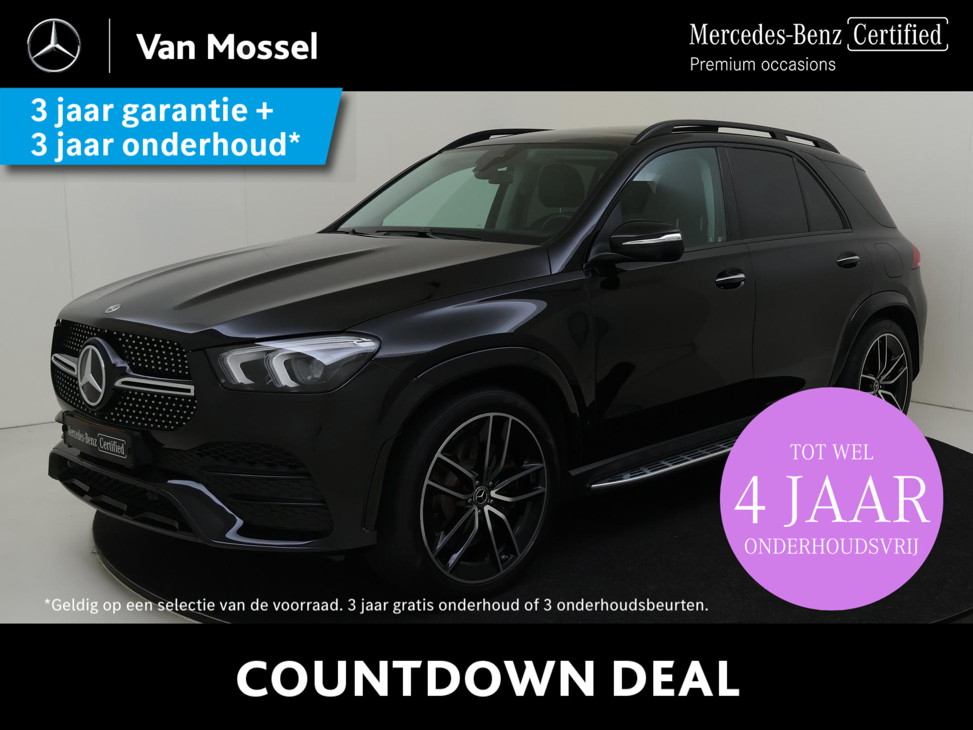 Mercedes-Benz GLE 350 e 4MATIC Premium Plus Pano / Luchtvering / Nightpakket / Elektrische stoelen / Burmester / 360 Camera /