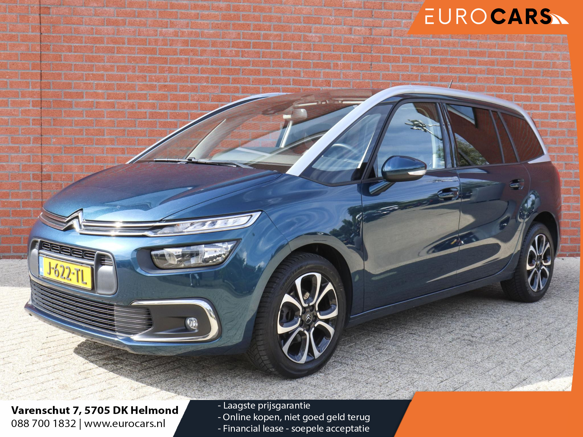 Citroën Grand C4 Spacetourer 1.2 PureTech 96kW Auto. Business 7 persoons Navigatie Apple Carplay/Android Auto Parkeersensor achter Cruise Control Getinte ramen Climate Control